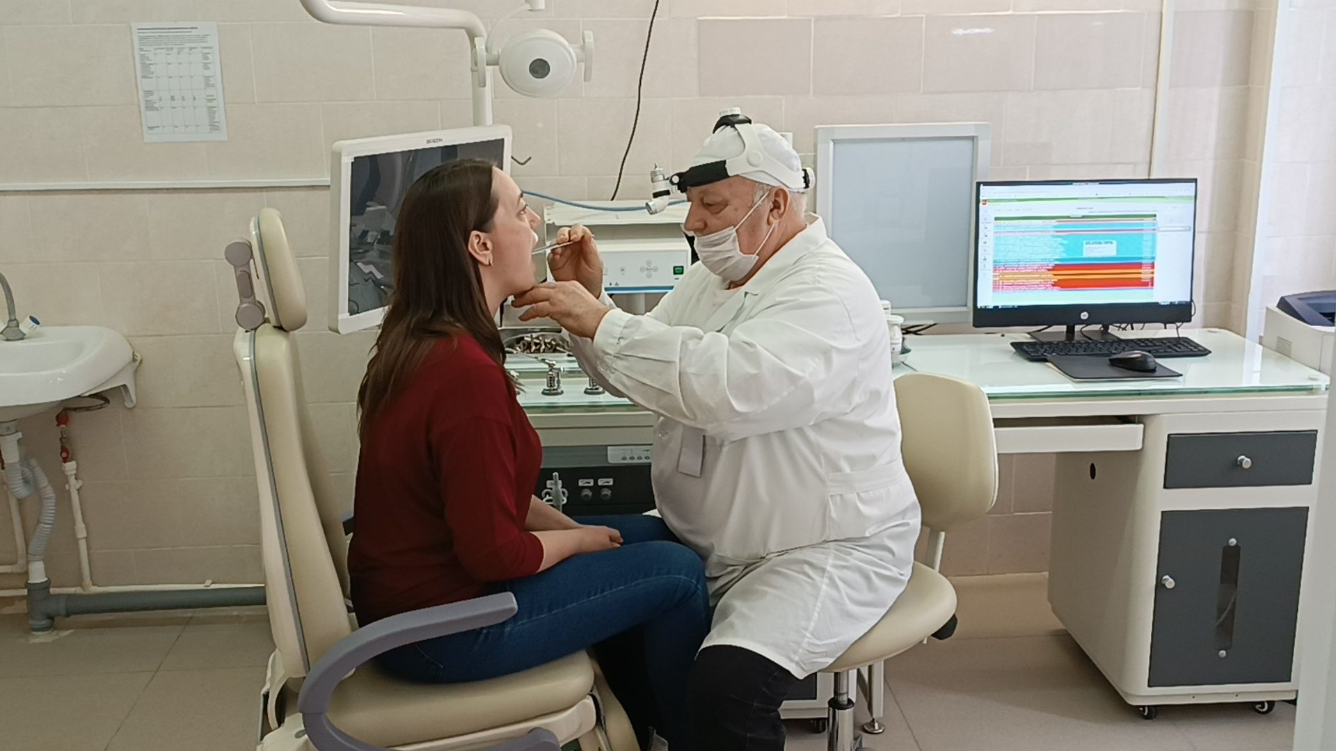 ЛОР-комбайн, Фряновская поликлиника, отоларингология, новое медицинское оборудование,