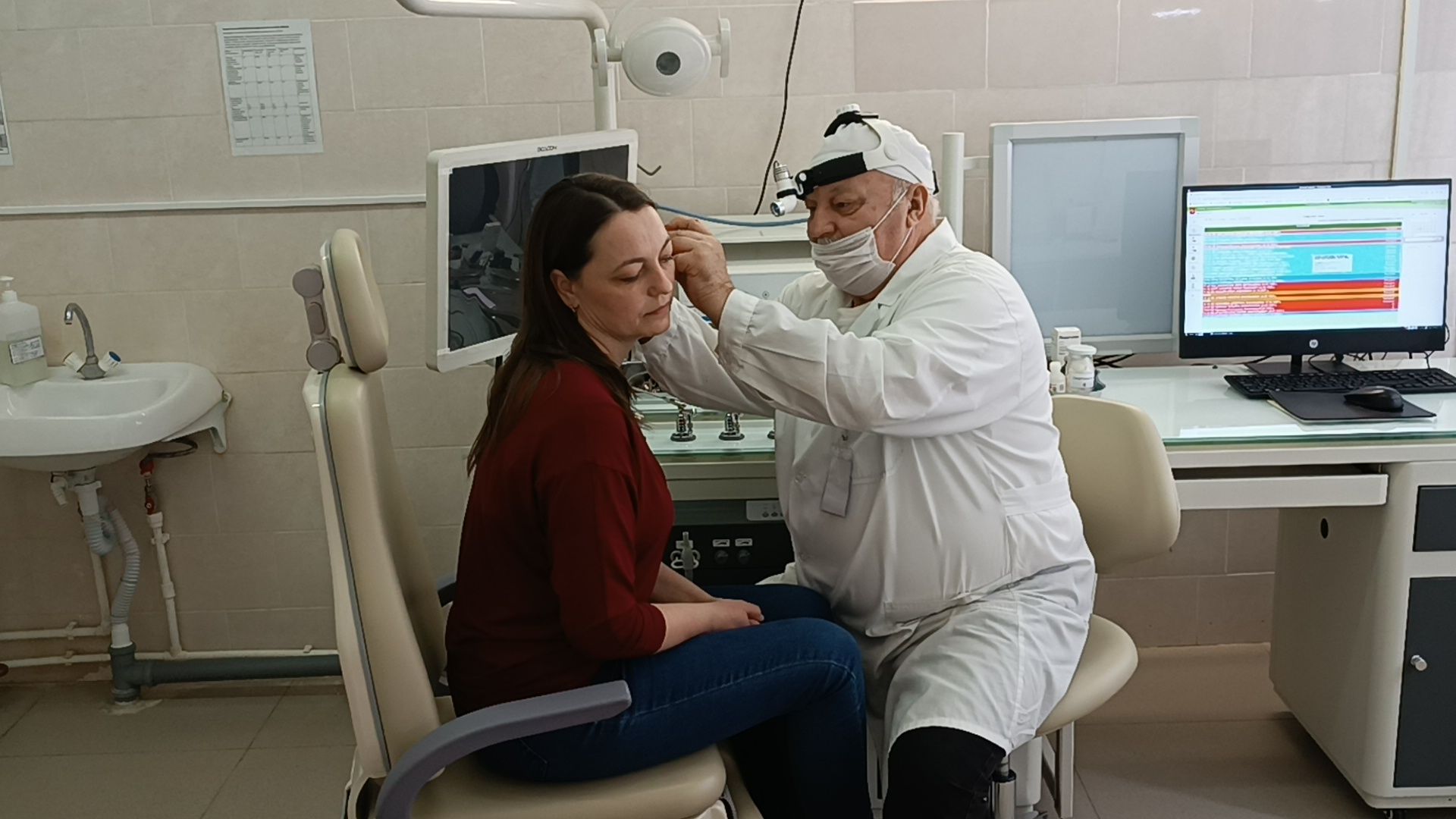 ЛОР-комбайн, Фряновская поликлиника, отоларингология, новое медицинское оборудование,