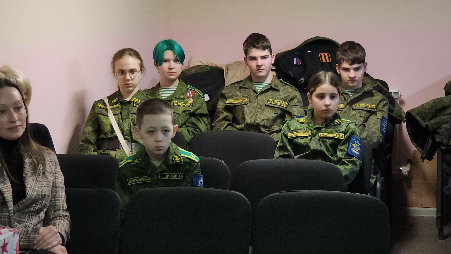 Встреча с Росгвардией, юнармейцы, росгвардия, щёлково,