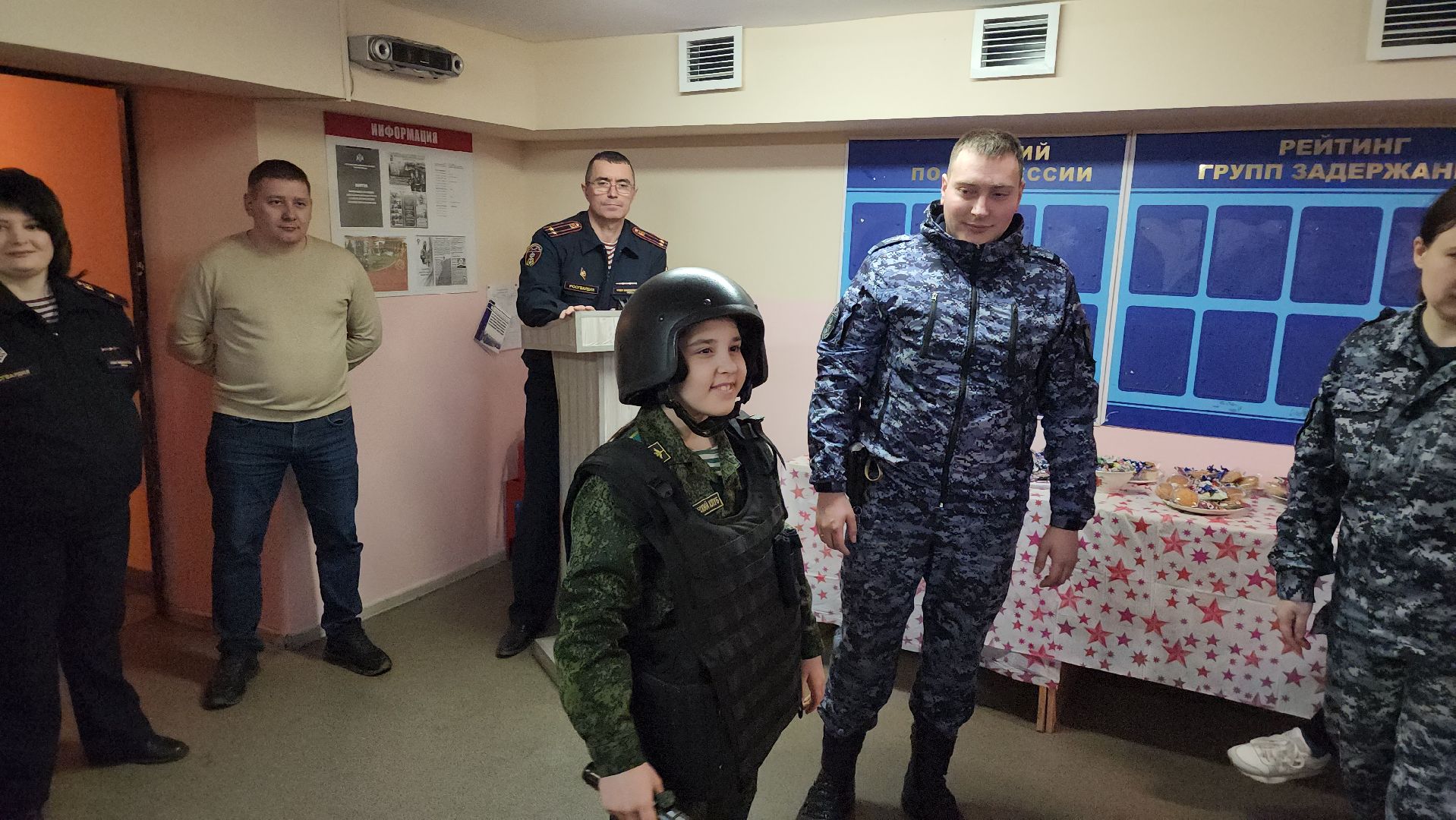 Встреча с Росгвардией, юнармейцы, росгвардия, щёлково,