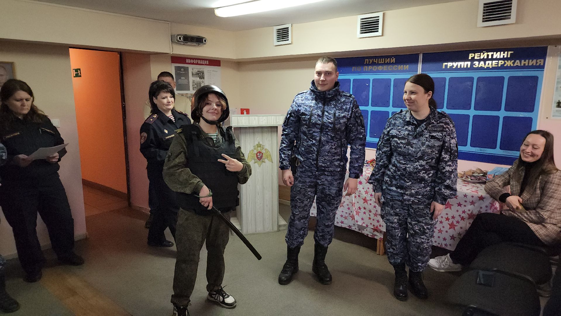 Встреча с Росгвардией, юнармейцы, росгвардия, щёлково,