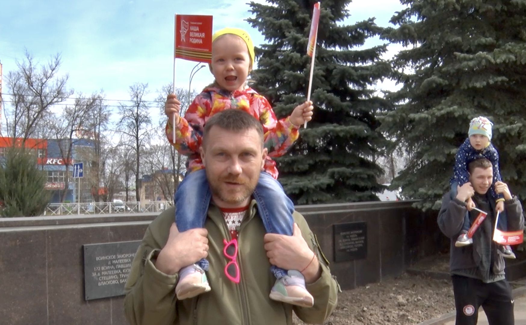 Клин, патриотика, автопробег, 9мая