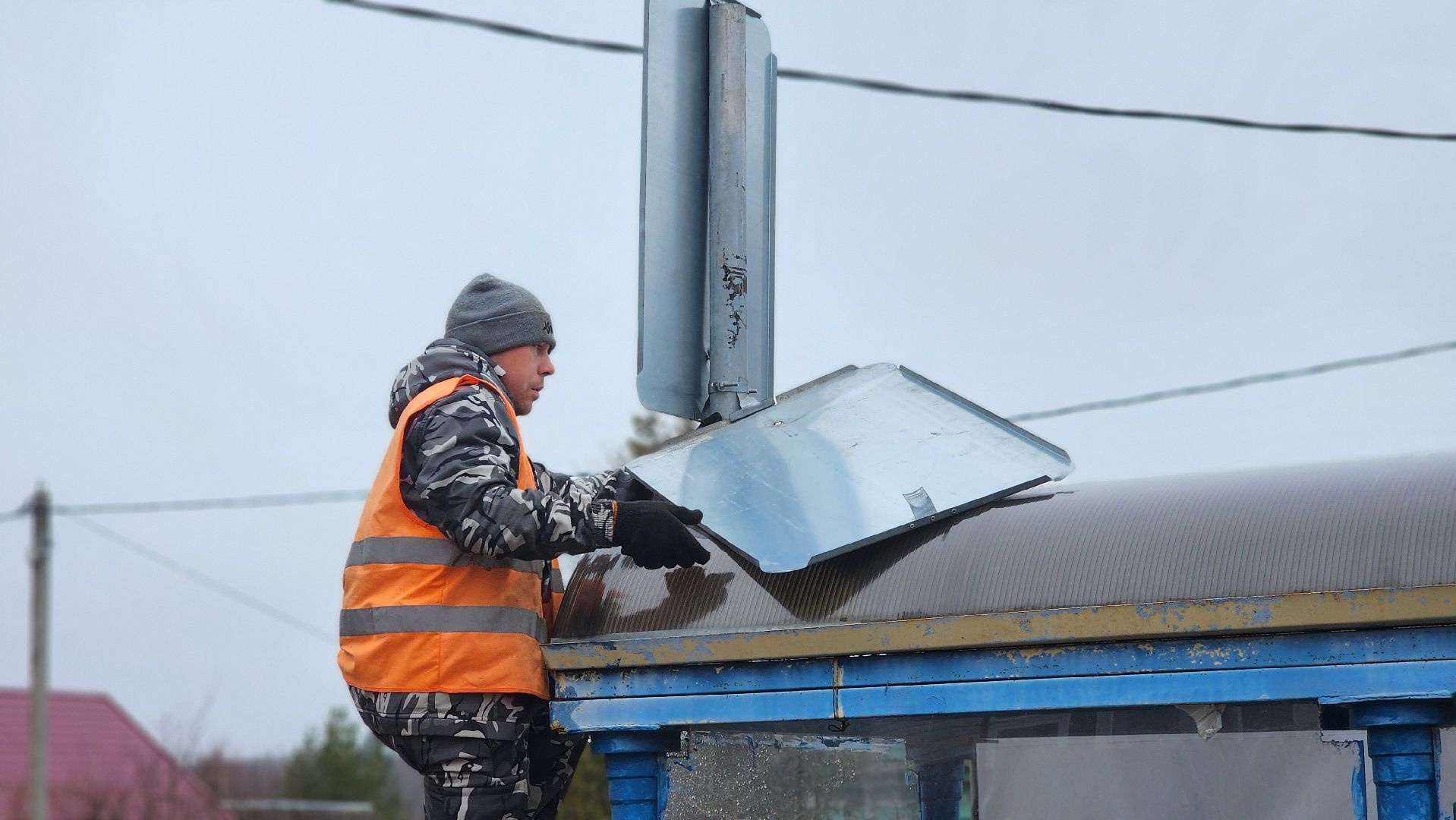 дороги, мосавтодор, уборка остановок, волоколамск, Каменки,