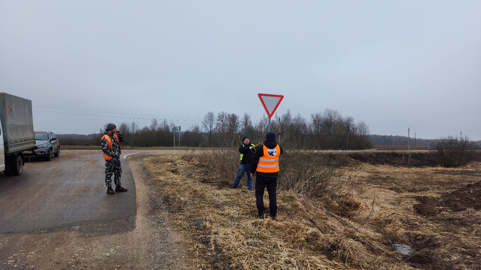 дороги, мосавтодор, уборка остановок, волоколамск, Каменки,