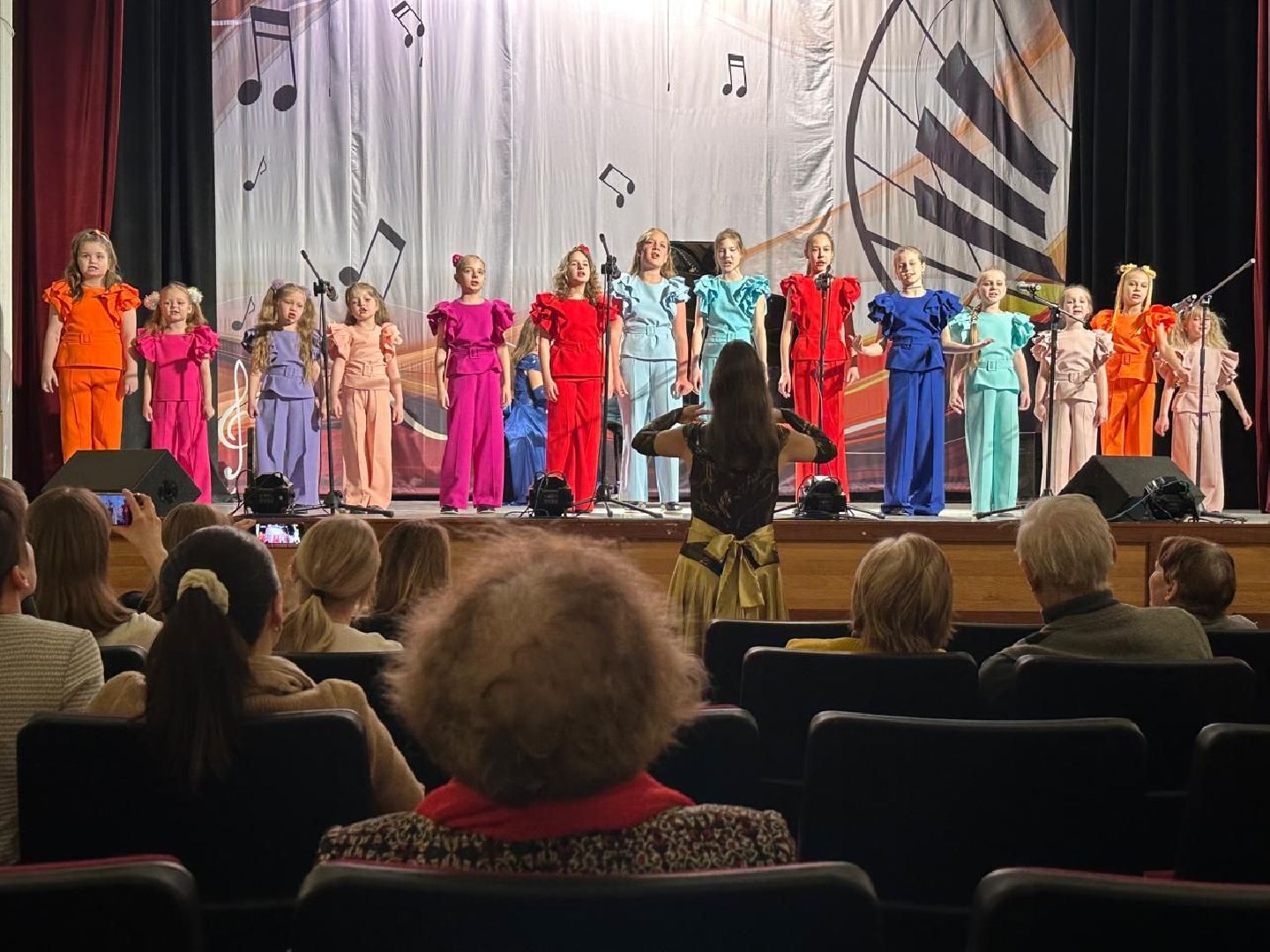 юбилейный концерт, дети, вокальная студия, дети и родители,песни, эстрада,творческие коллективы,пушкино,