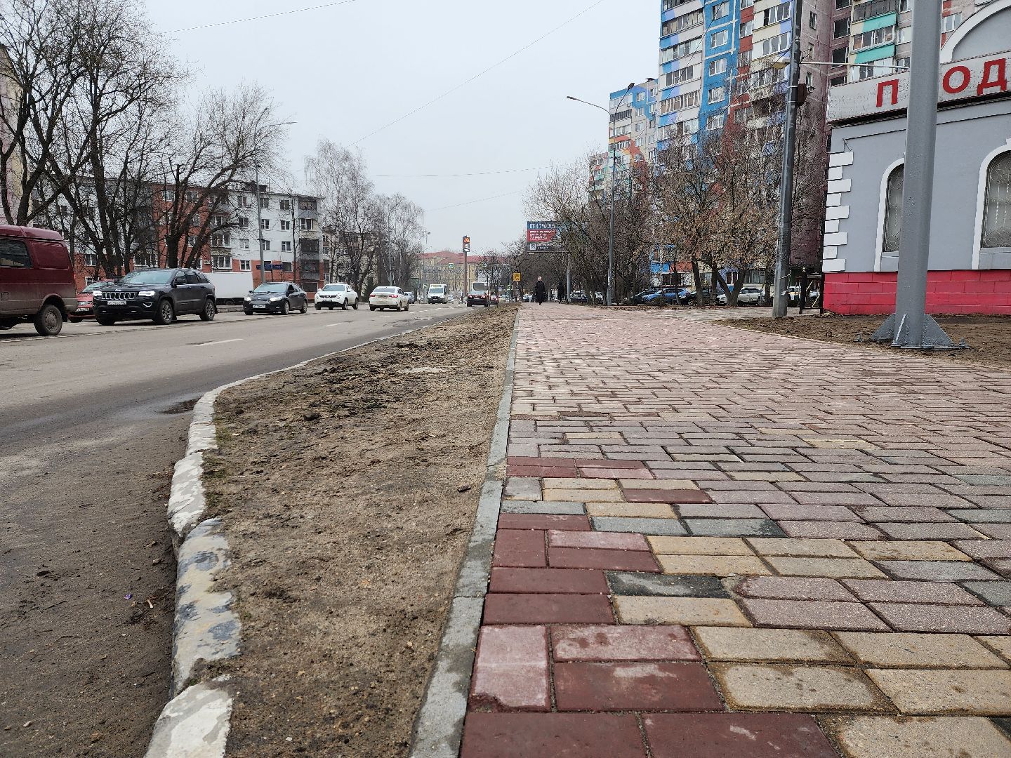 раменское, жкх и благоустройство, восстановление пешеходной дорожки на улице михалевича,