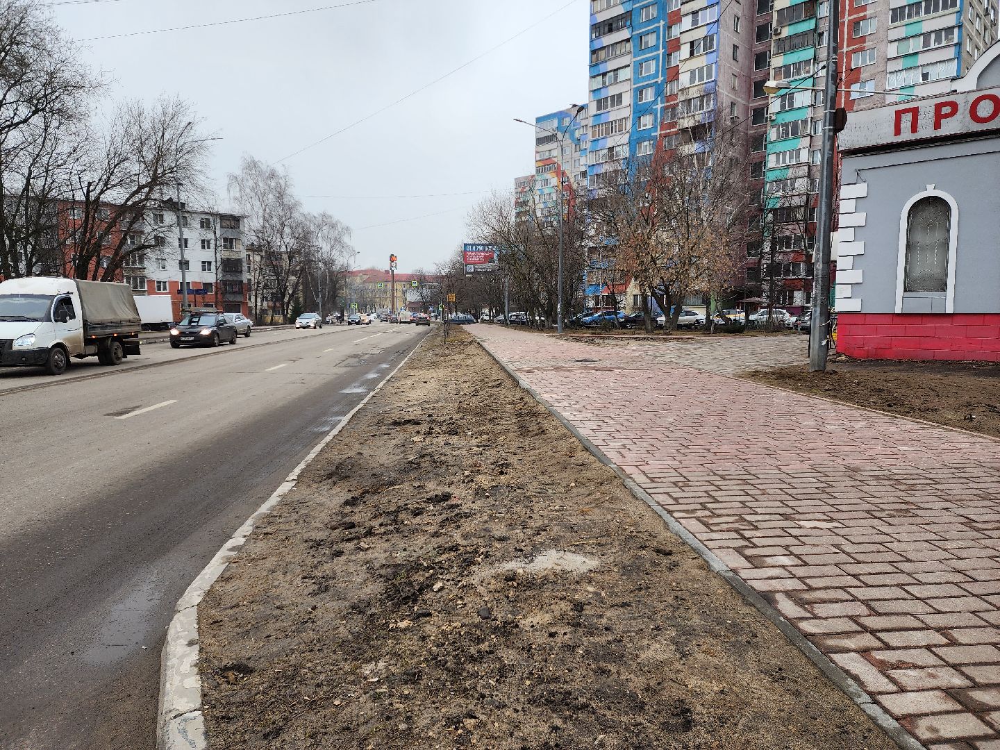 раменское, жкх и благоустройство, восстановление пешеходной дорожки на улице михалевича,