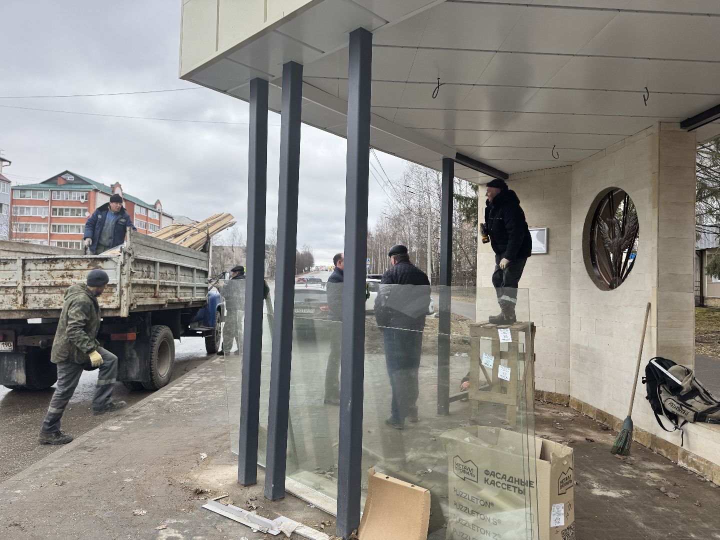 шаховская, остановка, новая остановка, строителсьтво,