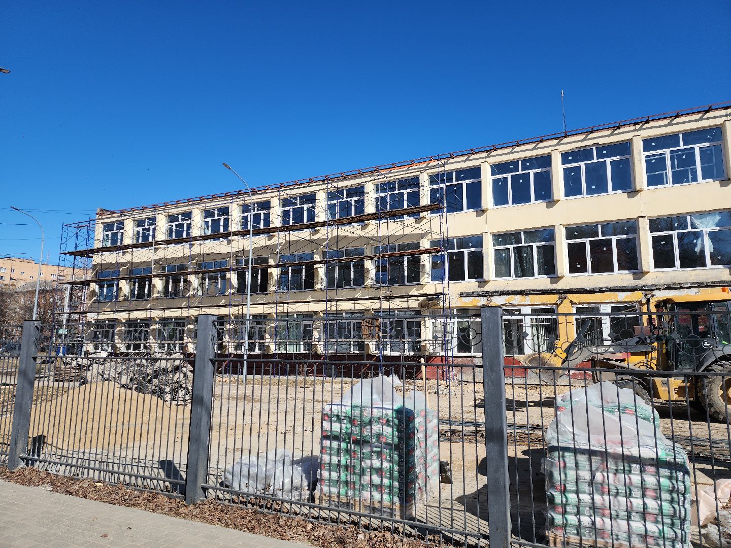 серпухов, подмосковье, капремонт школы,