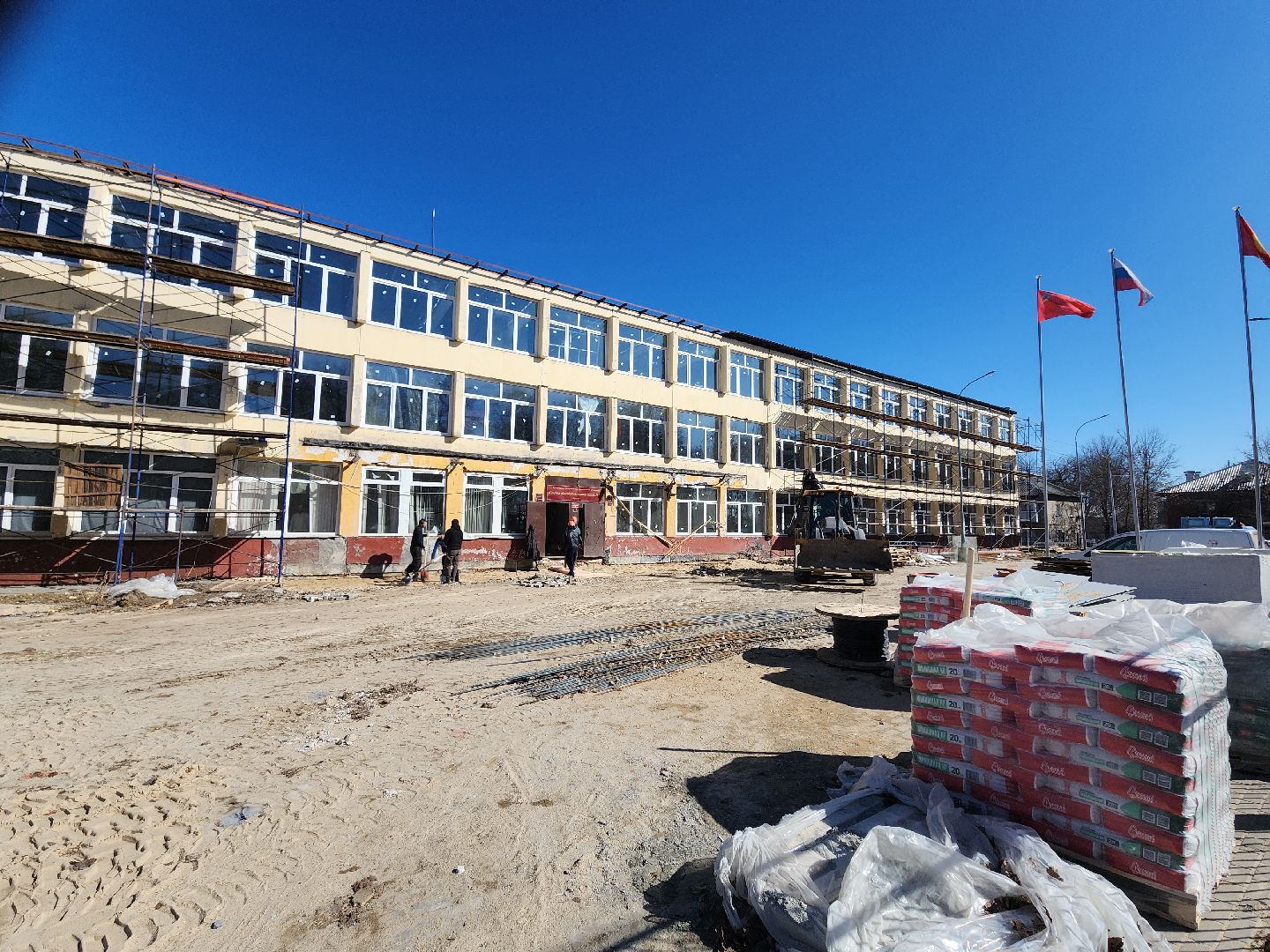 серпухов, подмосковье, капремонт школы,