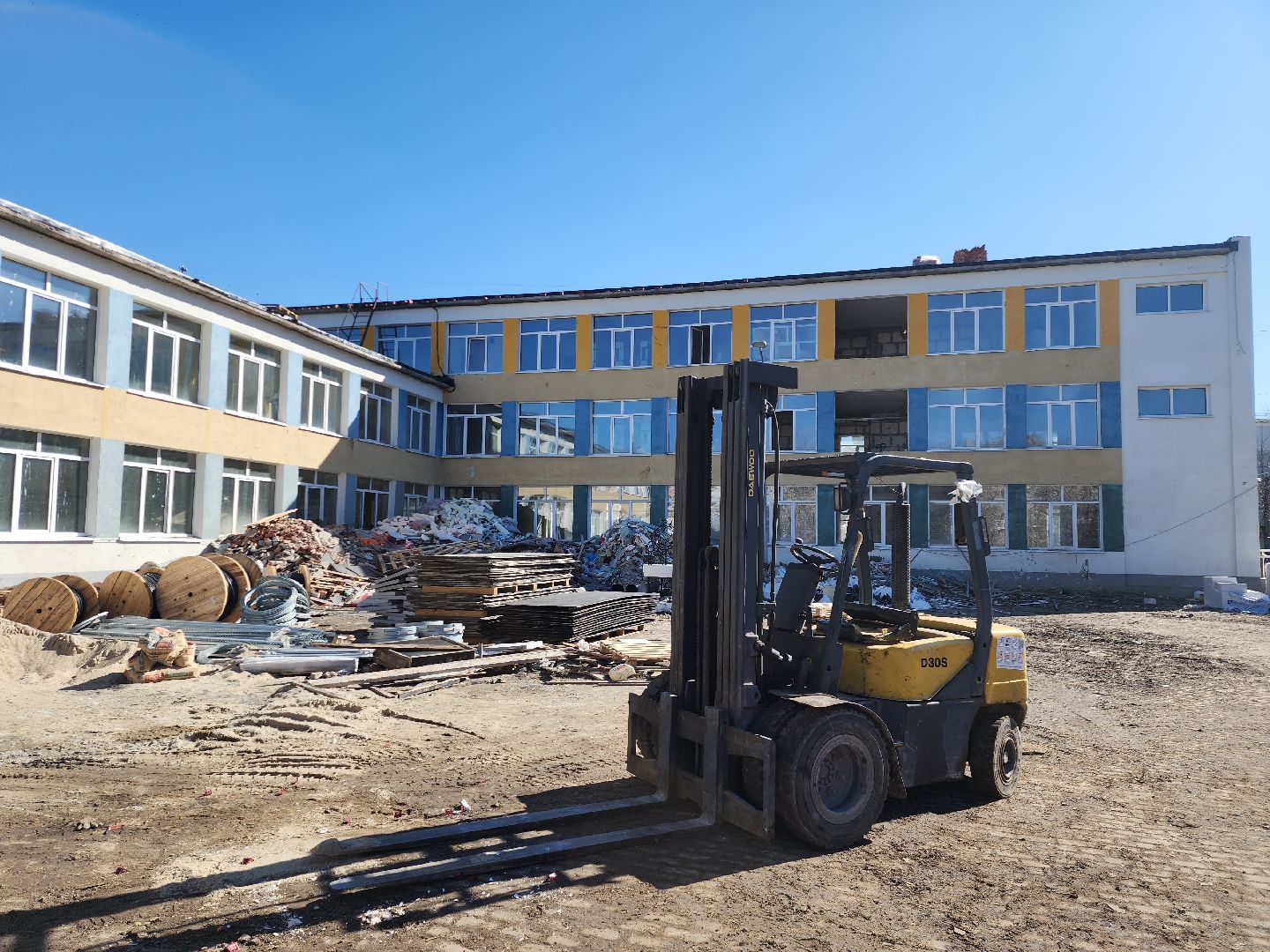 серпухов, подмосковье, капремонт школы,