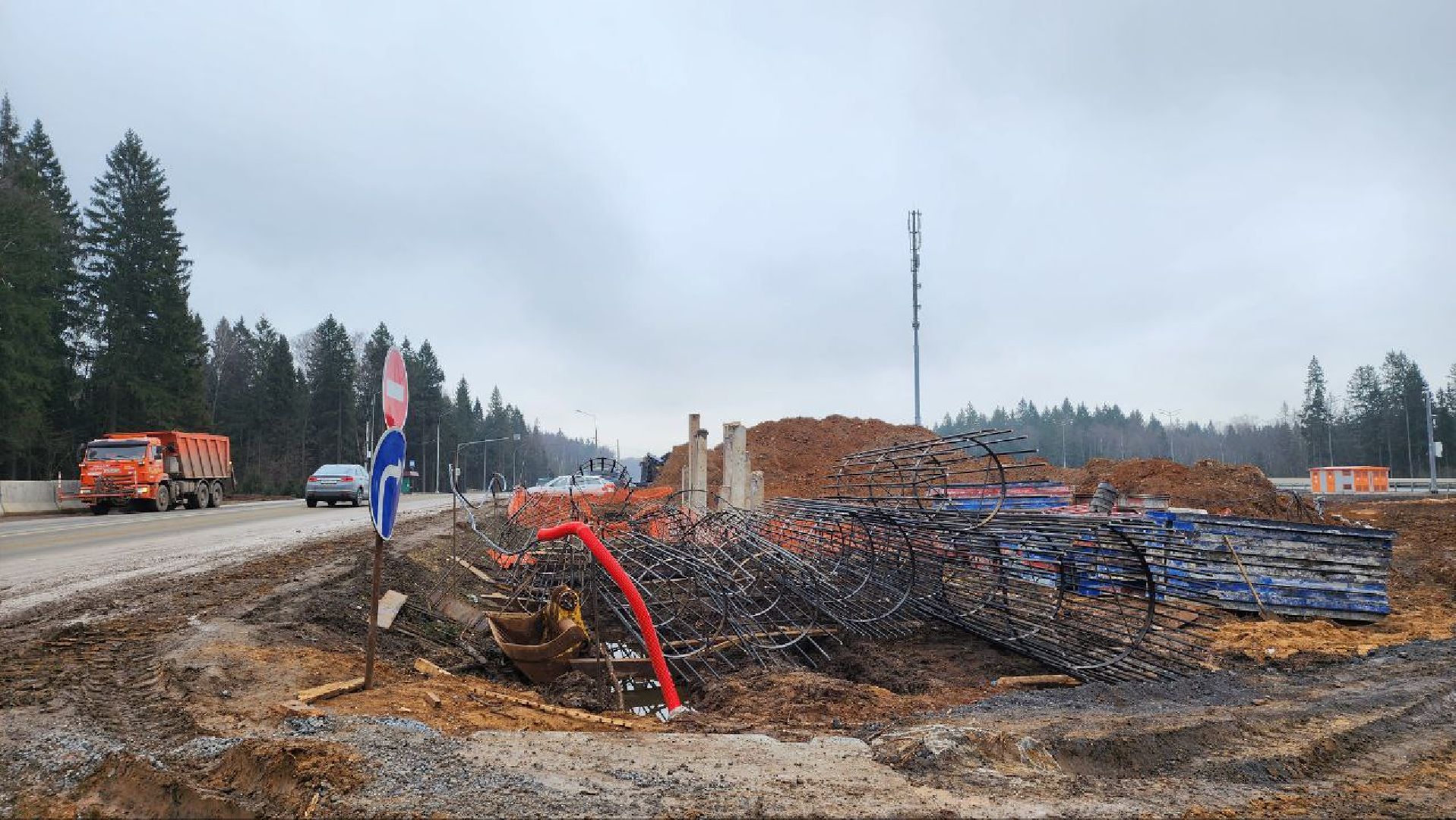 Дмитров, ЦКАД, Автодор, Развязка на Дмитровском шоссе,