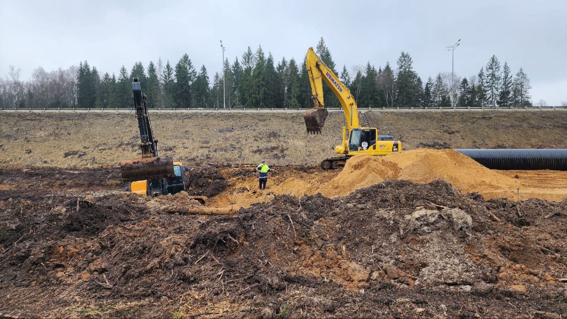 Дмитров, ЦКАД, Автодор, Развязка на Дмитровском шоссе,
