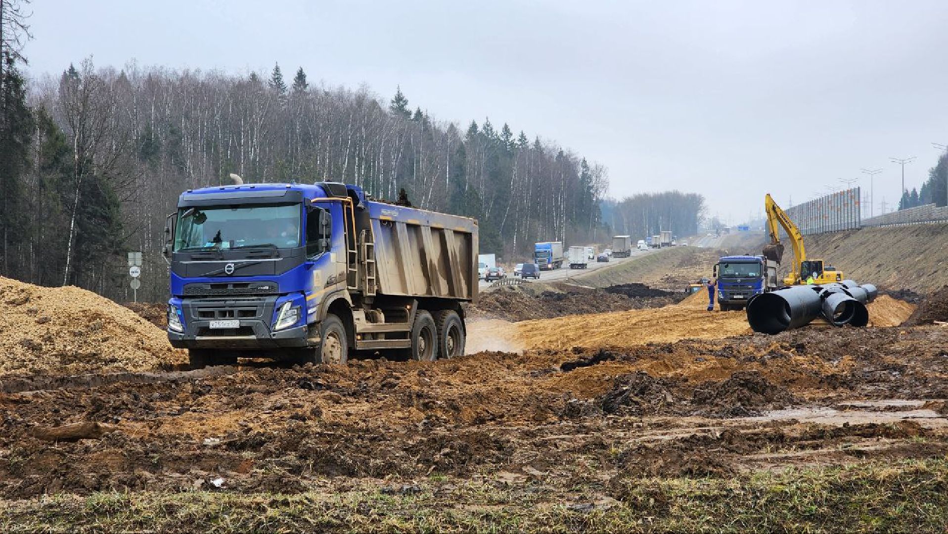 Дмитров, ЦКАД, Автодор, Развязка на Дмитровском шоссе,