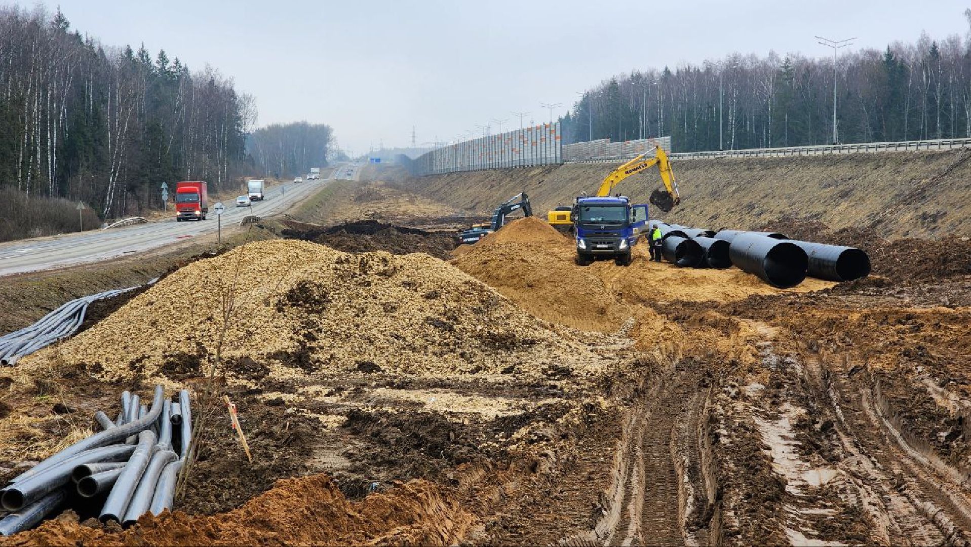 Дмитров, ЦКАД, Автодор, Развязка на Дмитровском шоссе,