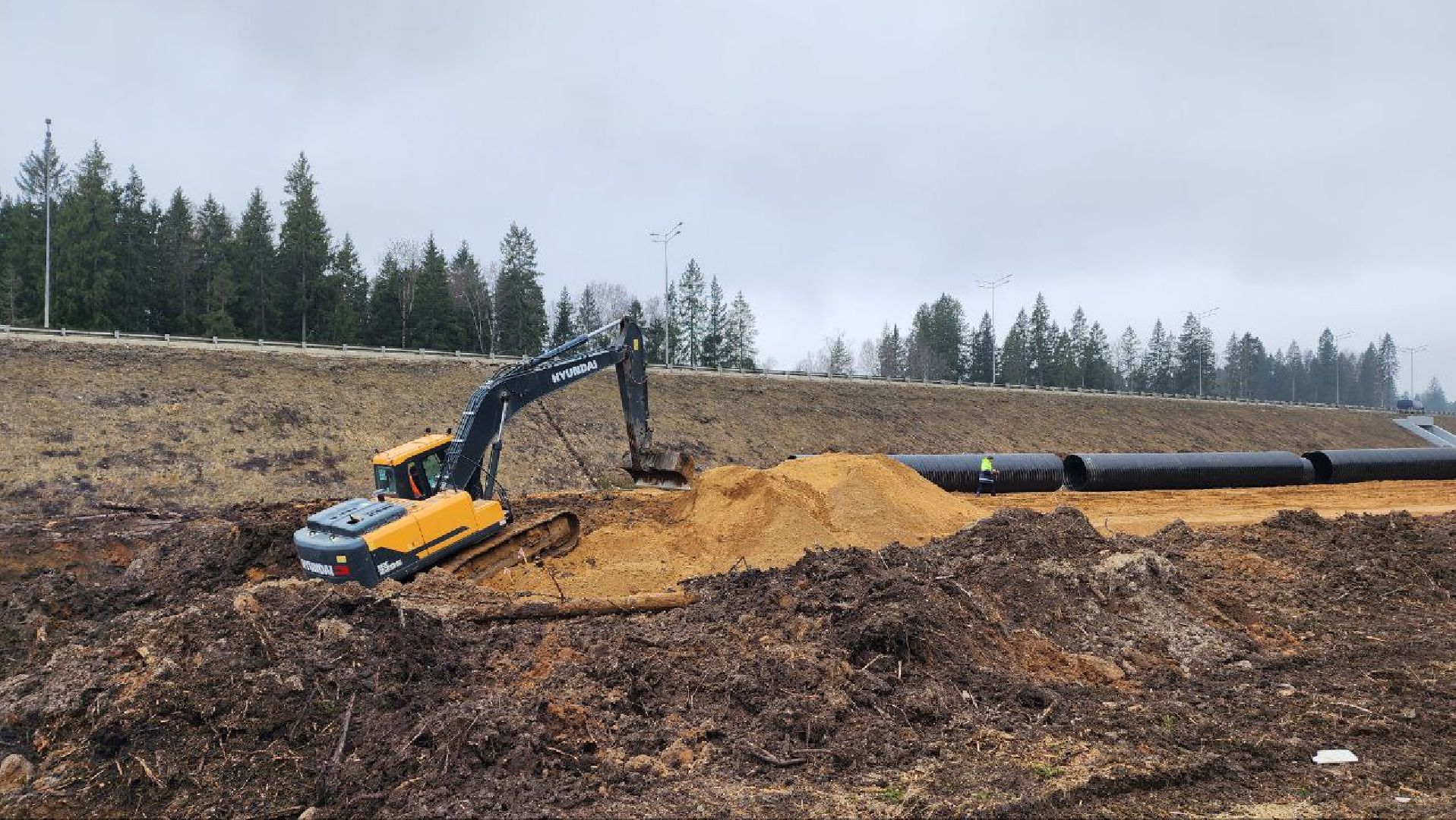 Дмитров, ЦКАД, Автодор, Развязка на Дмитровском шоссе,