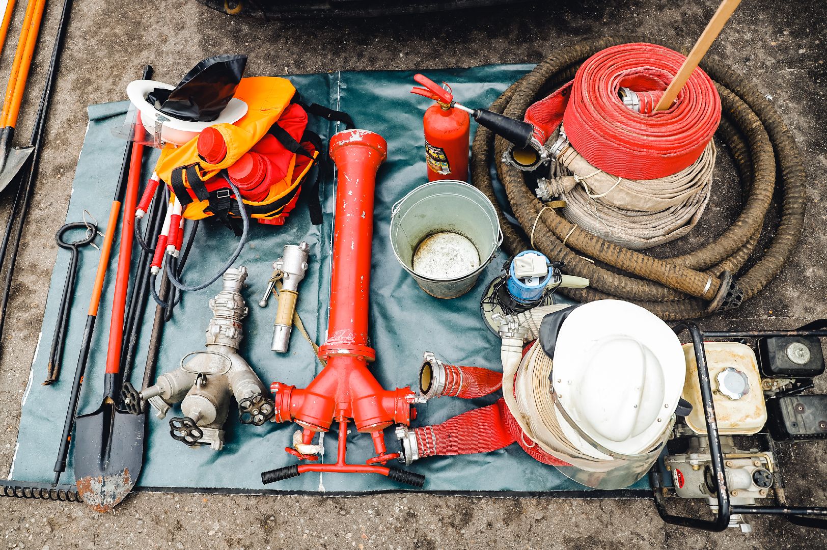 Смотр, Пожар, Ликвидация,