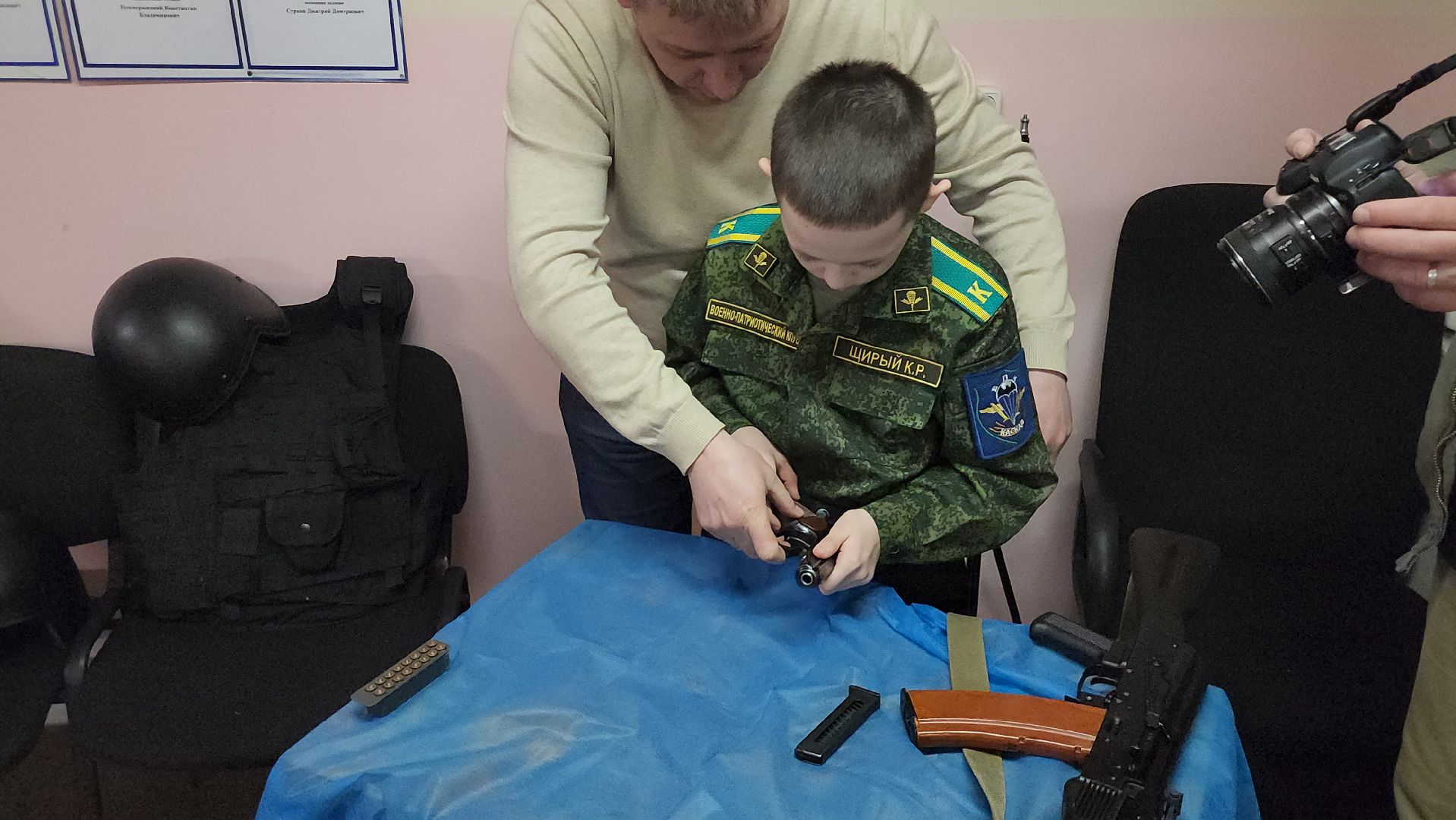 Сборка автомата, Росгвардия, Юнармия, щёлково,