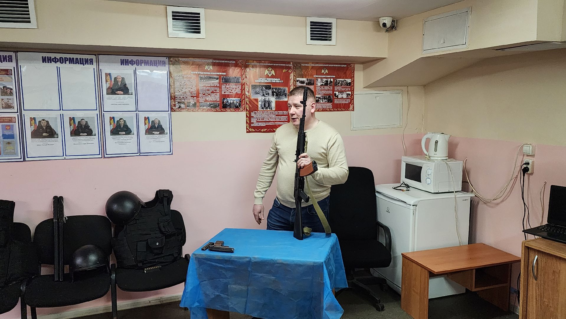 Сборка автомата, Росгвардия, Юнармия, щёлково,