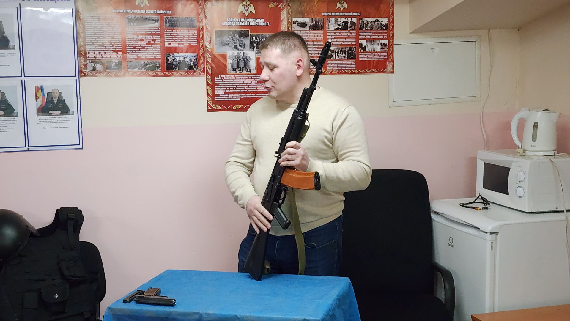 Сборка автомата, Росгвардия, Юнармия, щёлково,