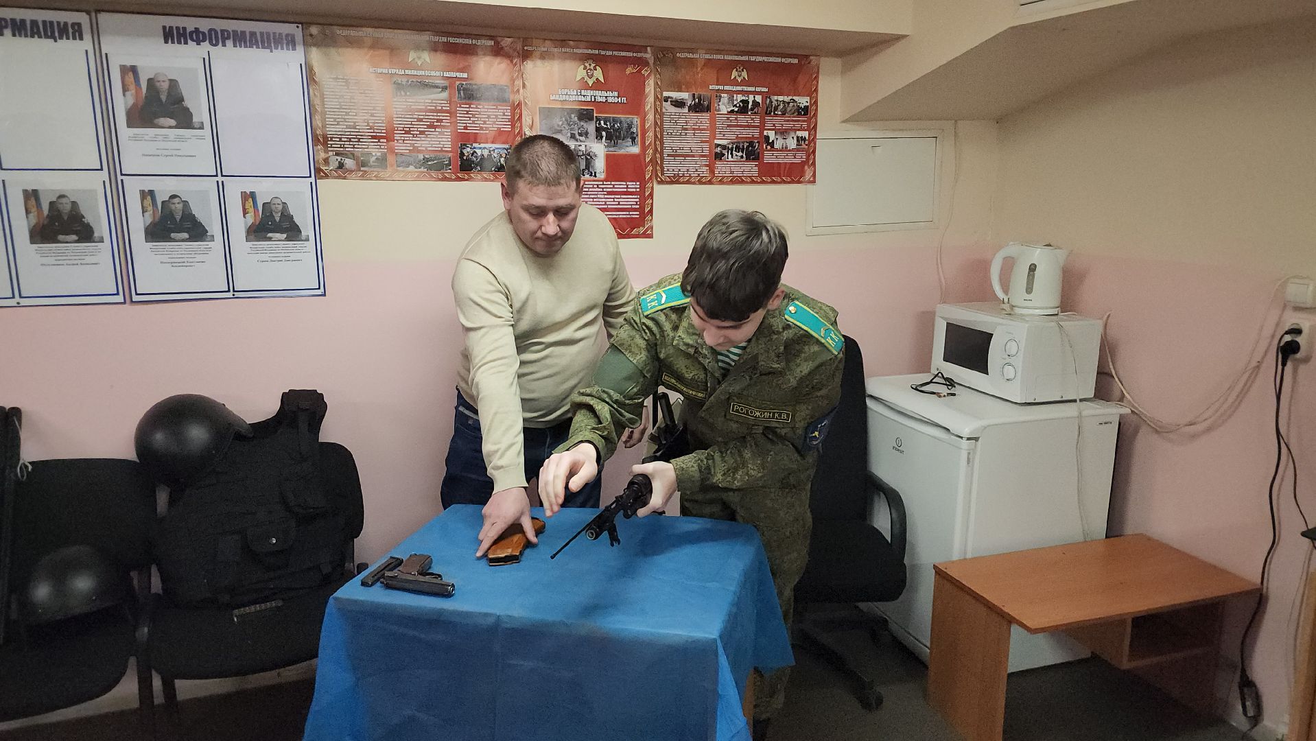 Сборка автомата, Росгвардия, Юнармия, щёлково,