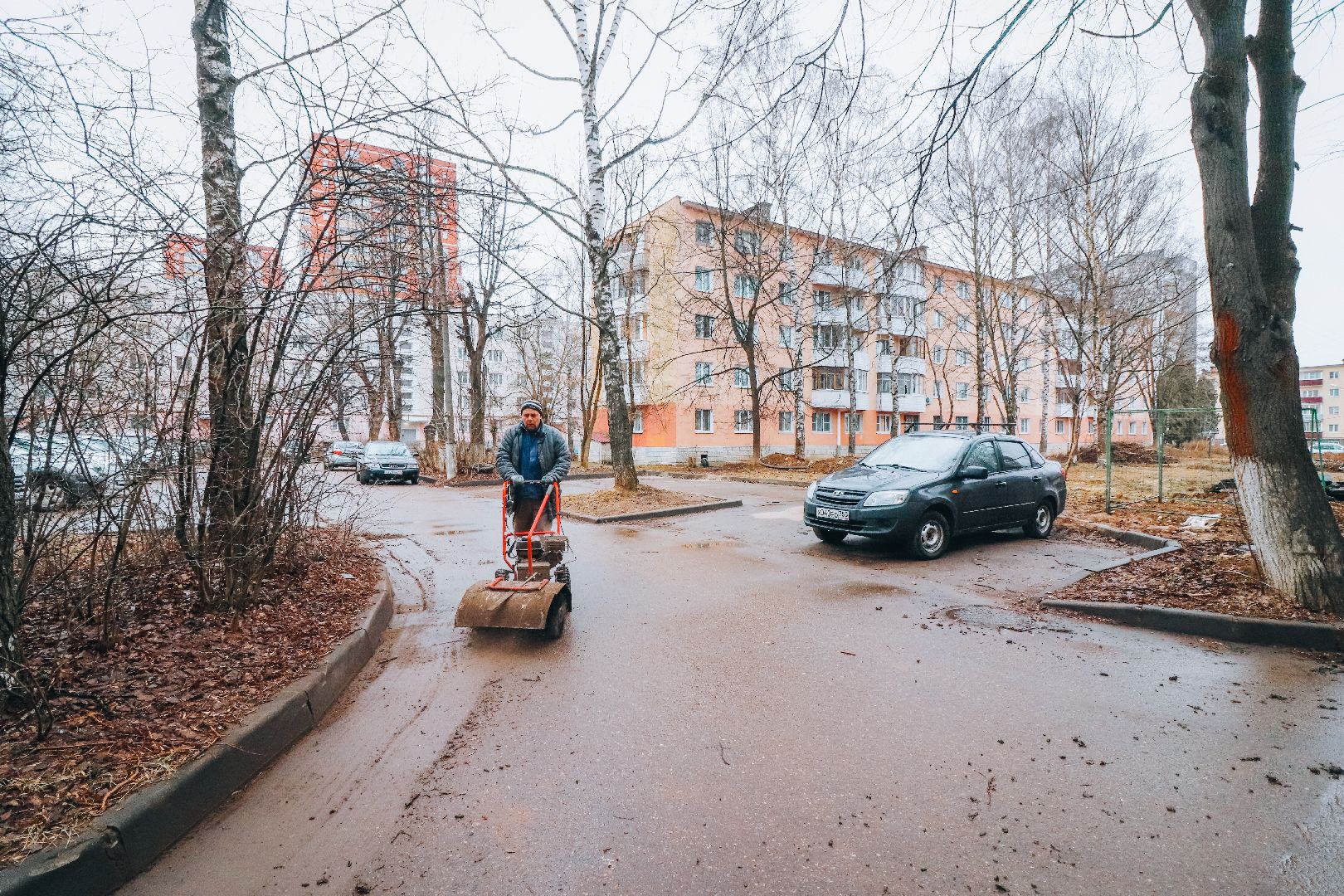 Клин, общество, ЖКХ, дворники, истории, уборка дворов,