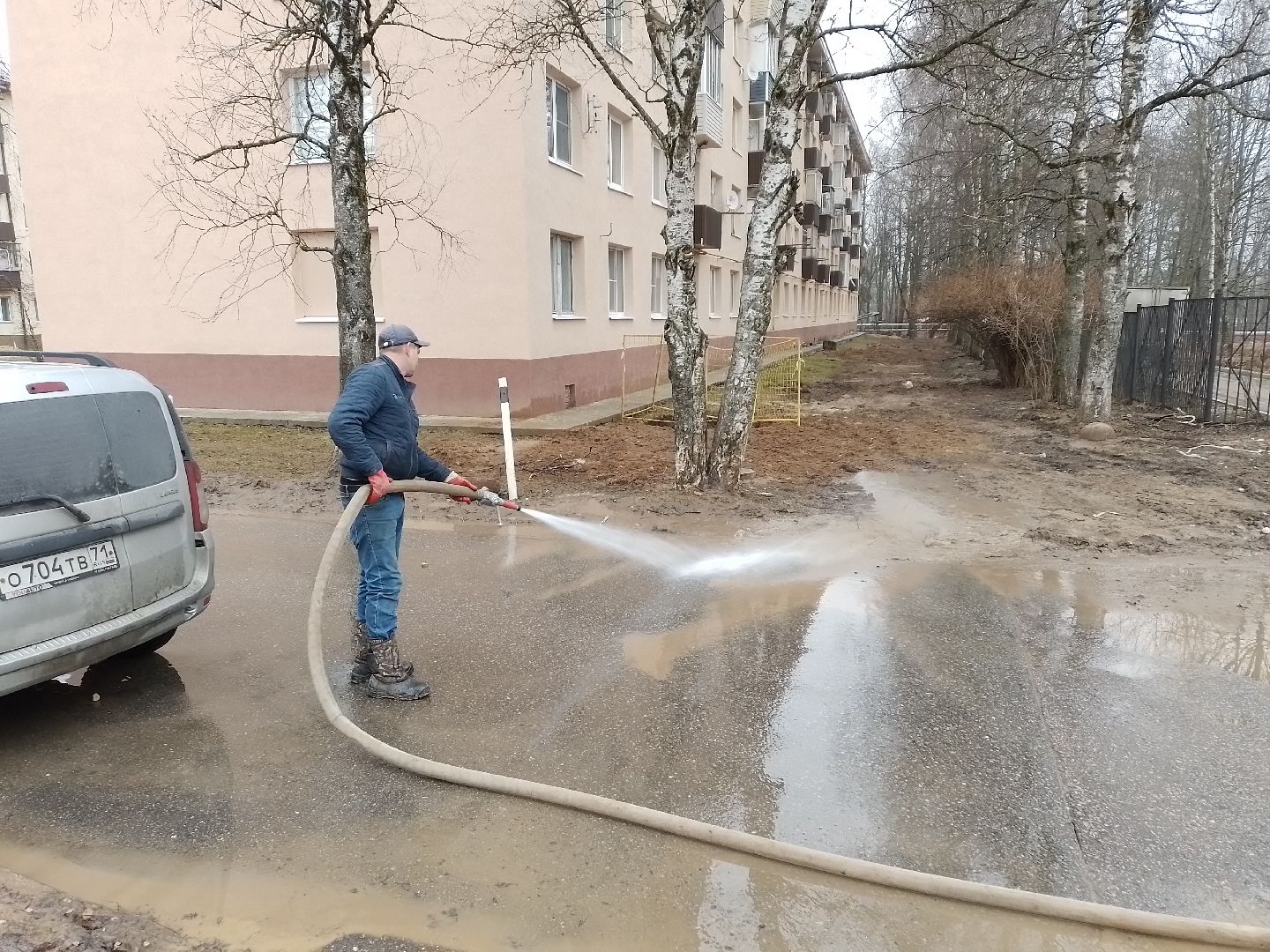 жкх, благоустройсво, городской округ восход, очистка дворов, очистка дорог, парковка автомобилей,