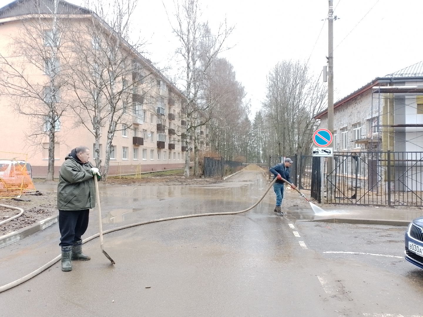жкх, благоустройсво, городской округ восход, очистка дворов, очистка дорог, парковка автомобилей,