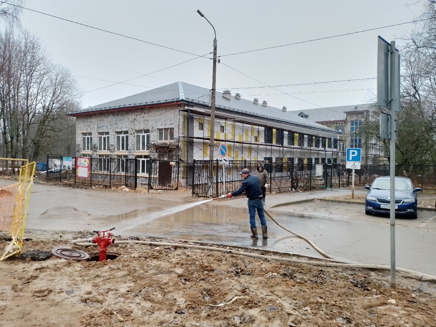 жкх, благоустройсво, городской округ восход, очистка дворов, очистка дорог, парковка автомобилей,