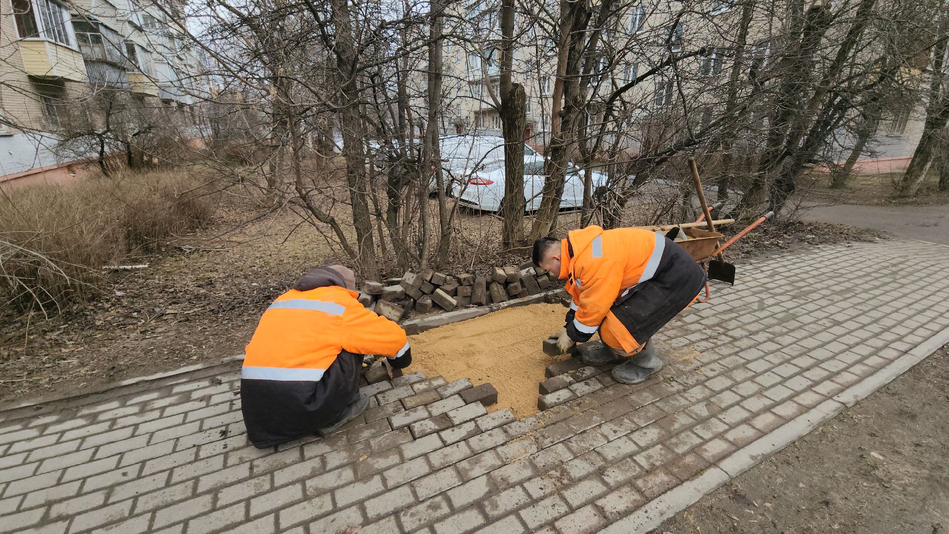 Ремонт, Истра, Тротуар,благоуйстройство,