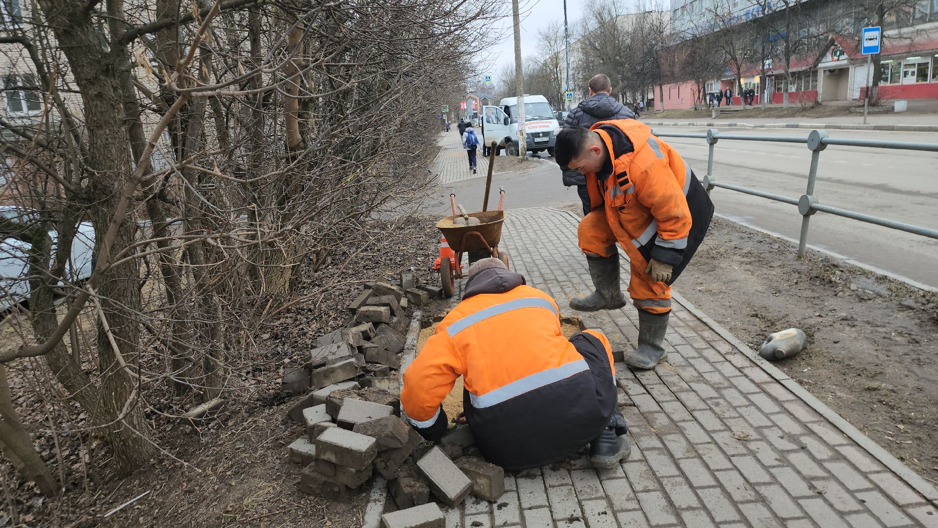 Ремонт, Истра, Тротуар,благоуйстройство,