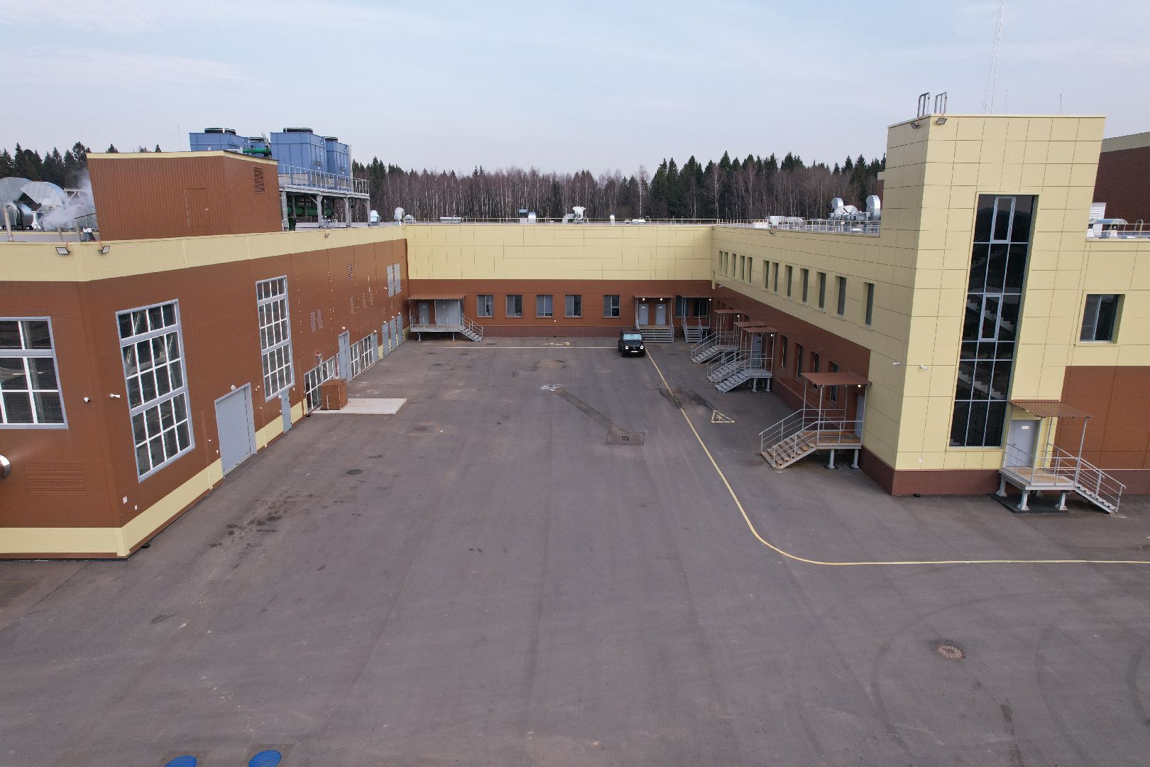 видео с коптера, бизнес в дмитрове, завод по производству еды в дмитрове,