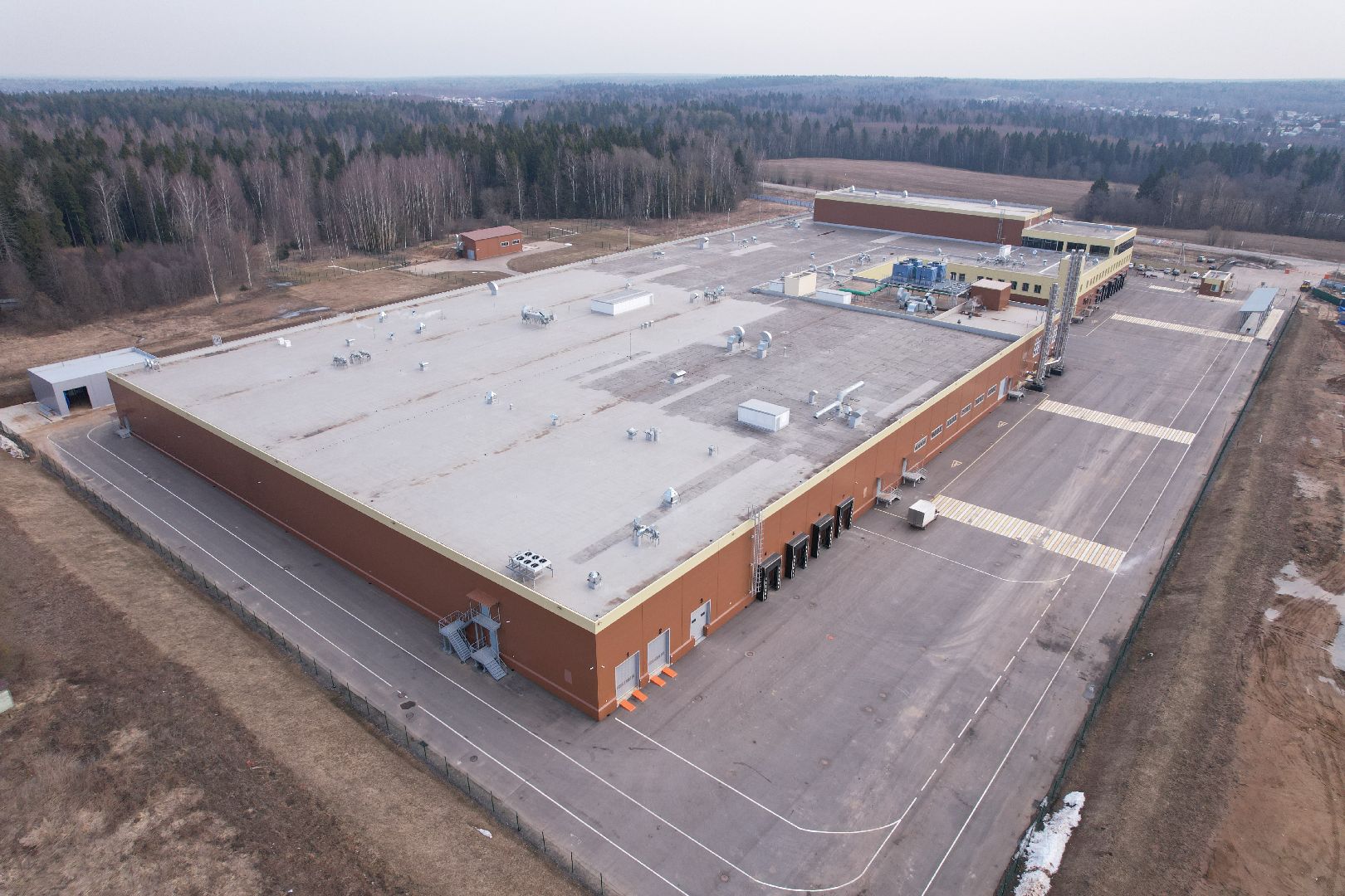 видео с коптера, бизнес в дмитрове, завод по производству еды в дмитрове,