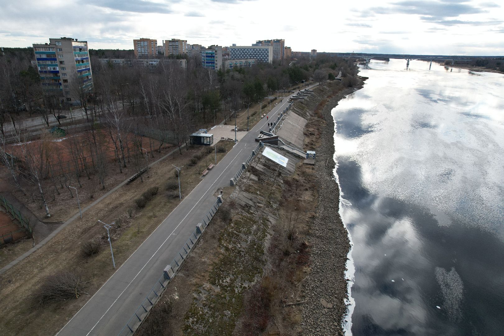 дубненская кругосветка, видео с коптера, велопешеходный маршрут в дубне,