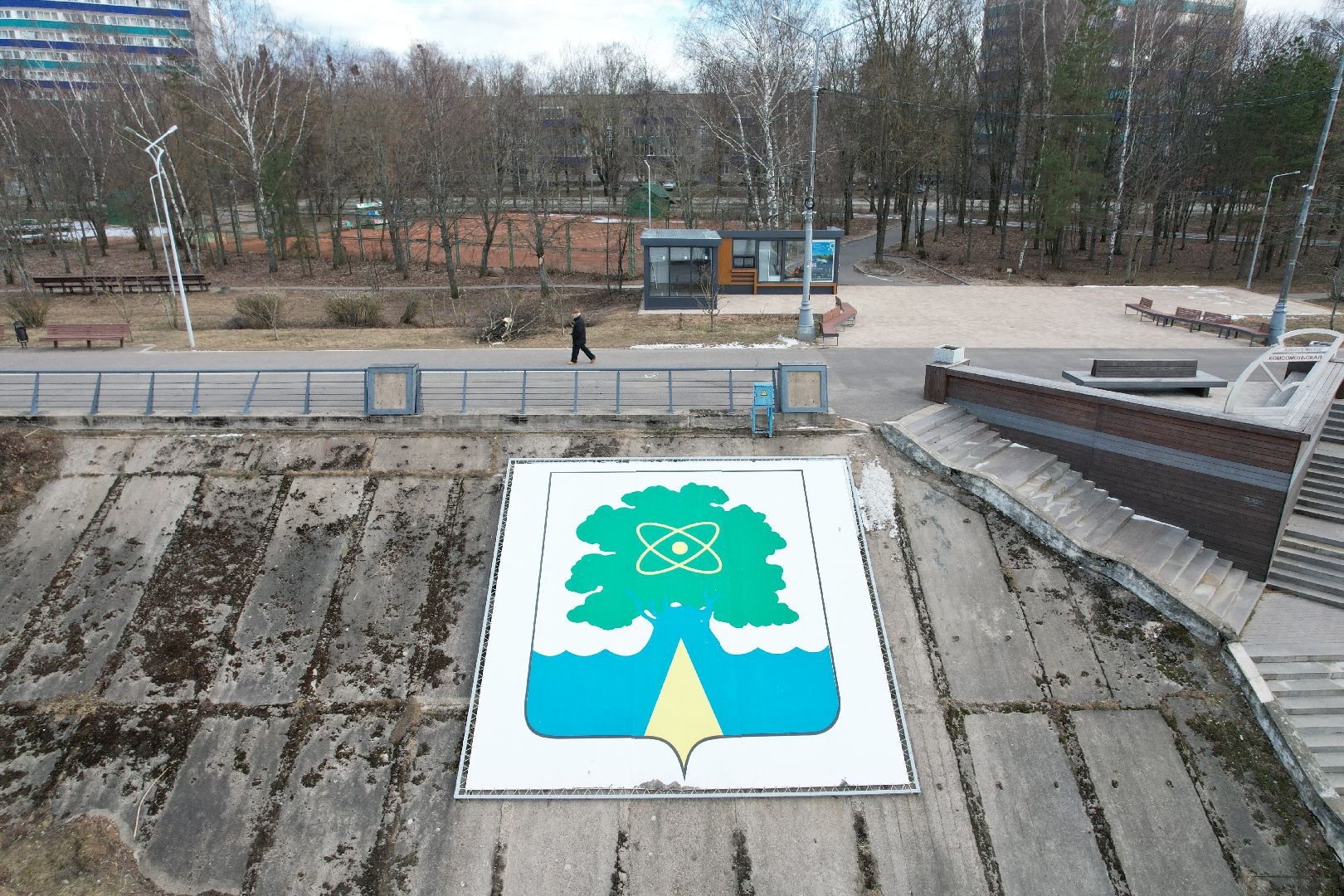 дубненская кругосветка, видео с коптера, велопешеходный маршрут в дубне,