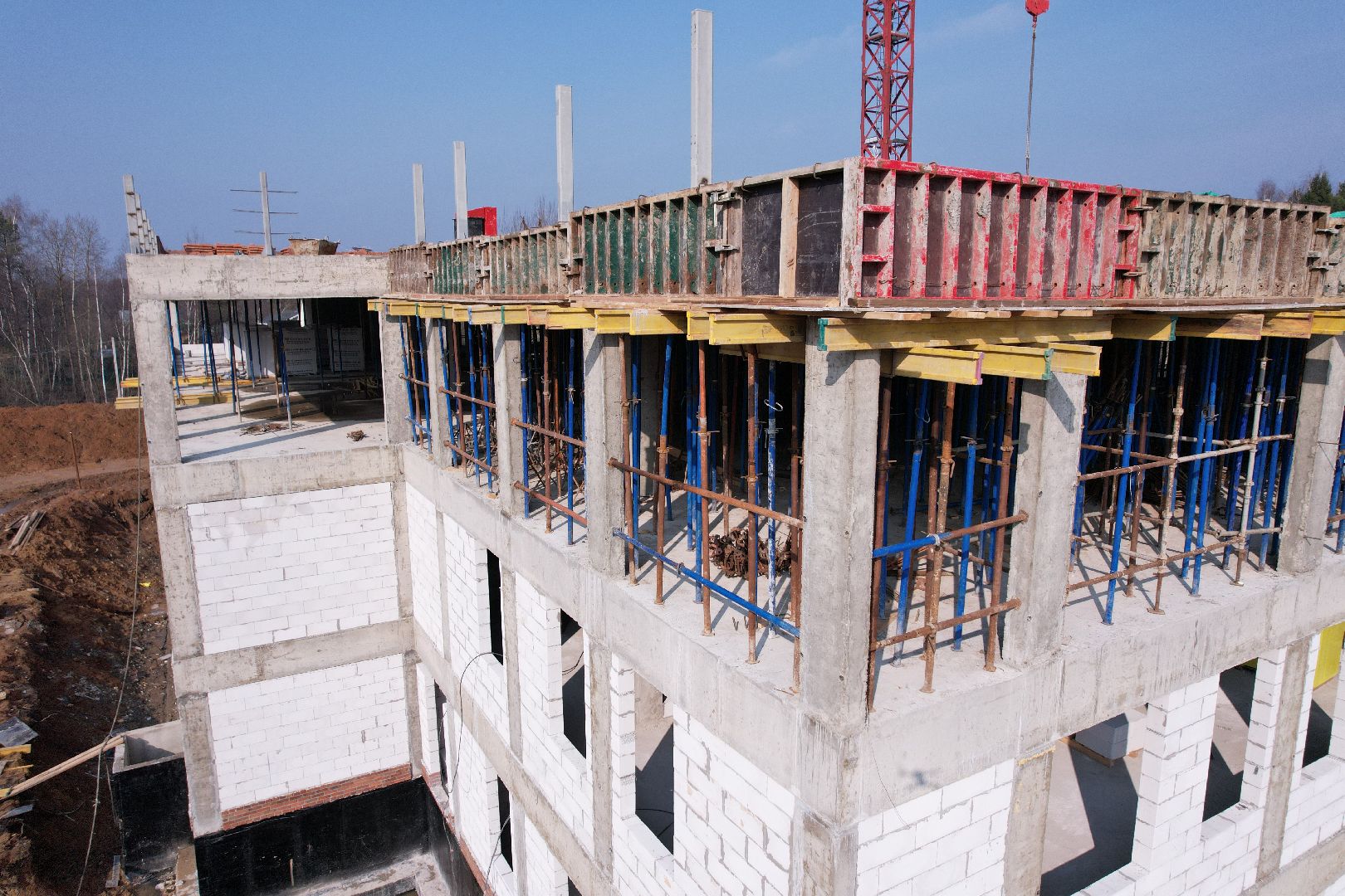 видео с коптера, детский сад в щелково, детский сад на улице Неделина,