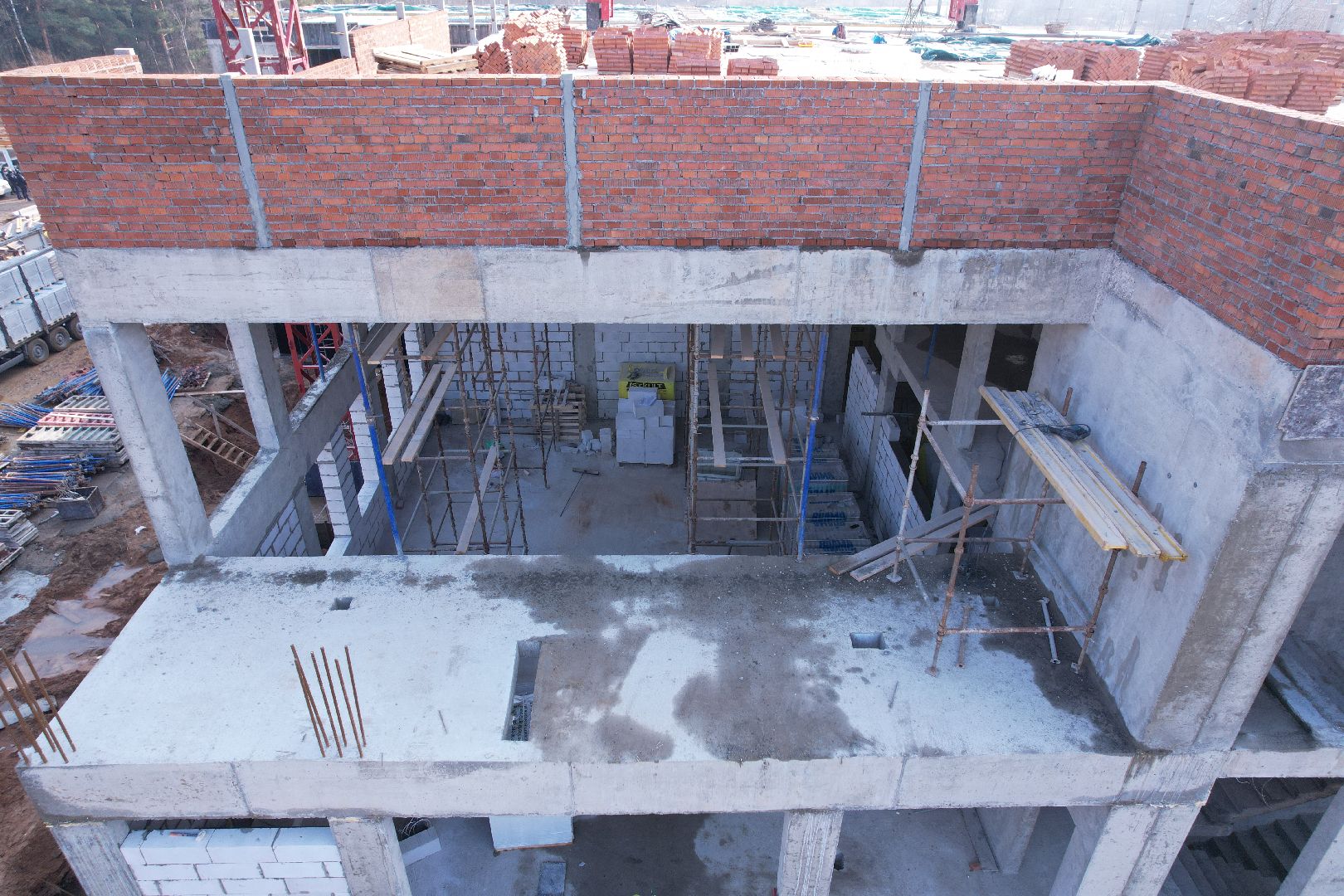 видео с коптера, детский сад в щелково, детский сад на улице Неделина,