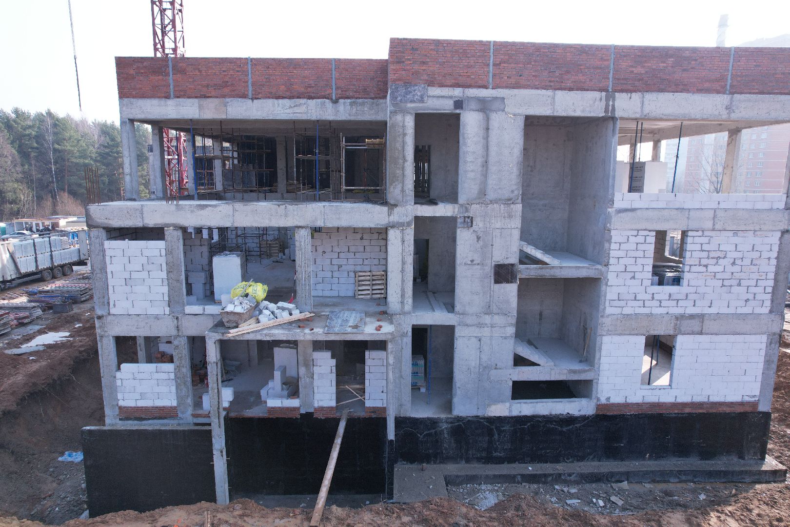 видео с коптера, детский сад в щелково, детский сад на улице Неделина,