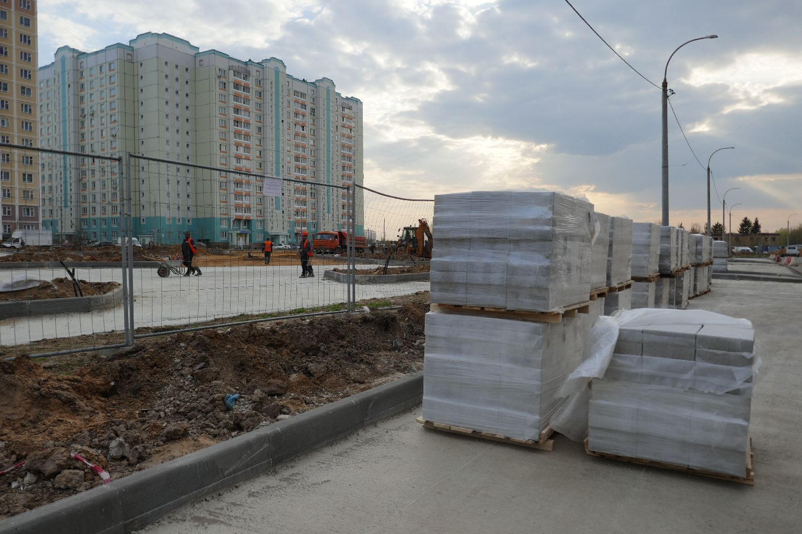 Подольск, бульвар 65-летия Победы, благоустройство