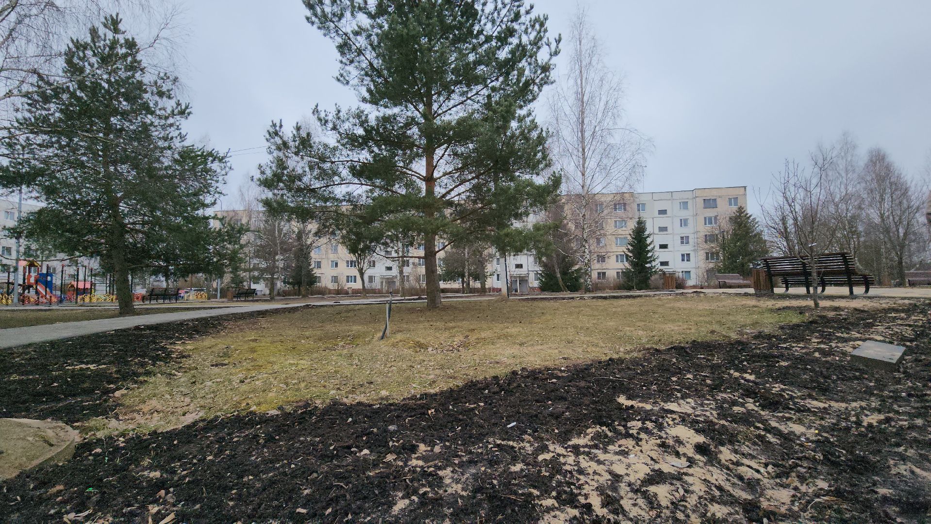 руза, сквер солнышко, колюбакино, фонтан, благоустройство,