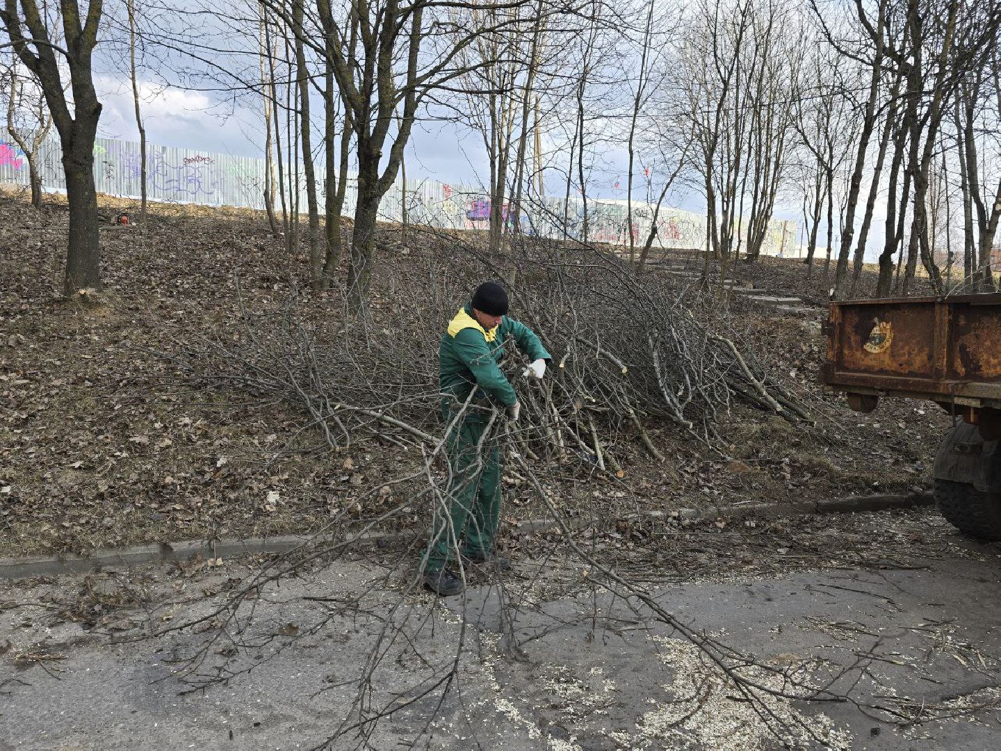 можайск, можайский муниципальный округ, подмосковье, санитарная вырубка, жкх, коммунальщики,