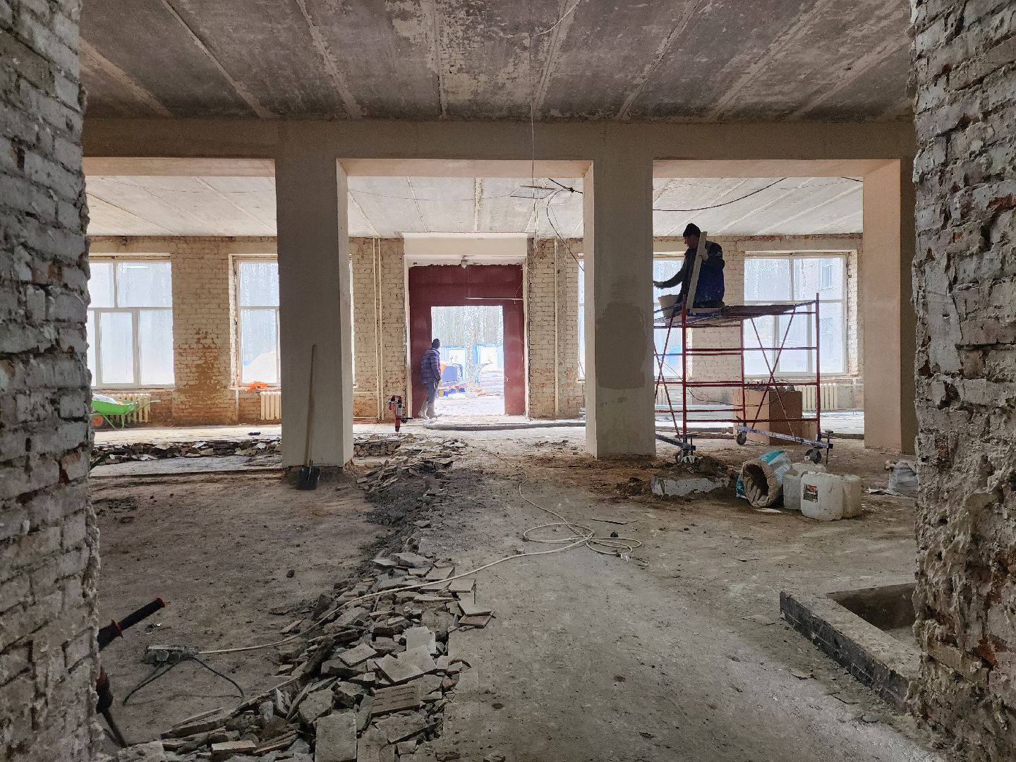 ногинск, строительство, болагоустройство, центр образования, жители, общество, ремонт,