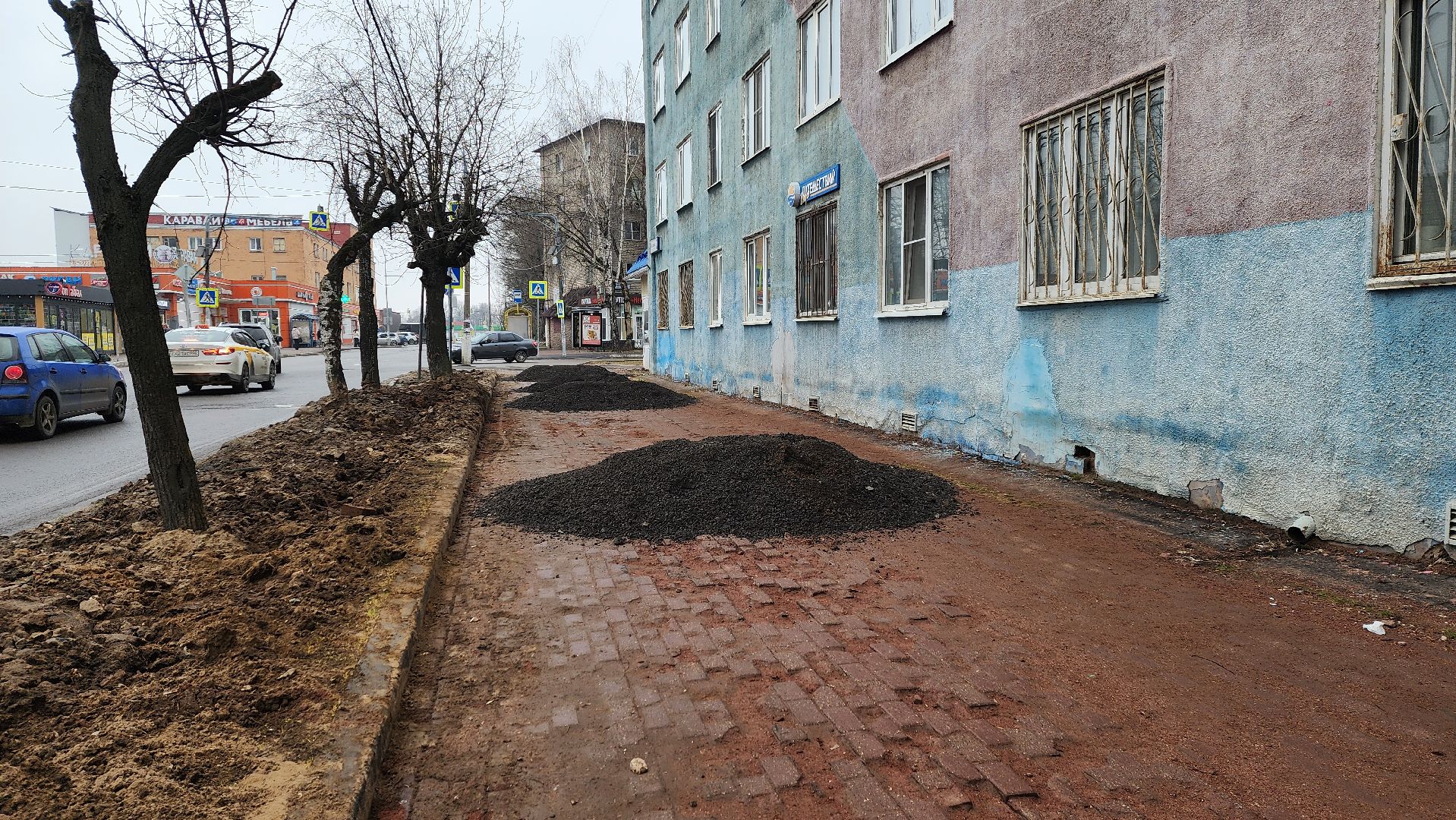 солнечногорск, благоустройство, улица баранова, тротуары, новый асфальт,