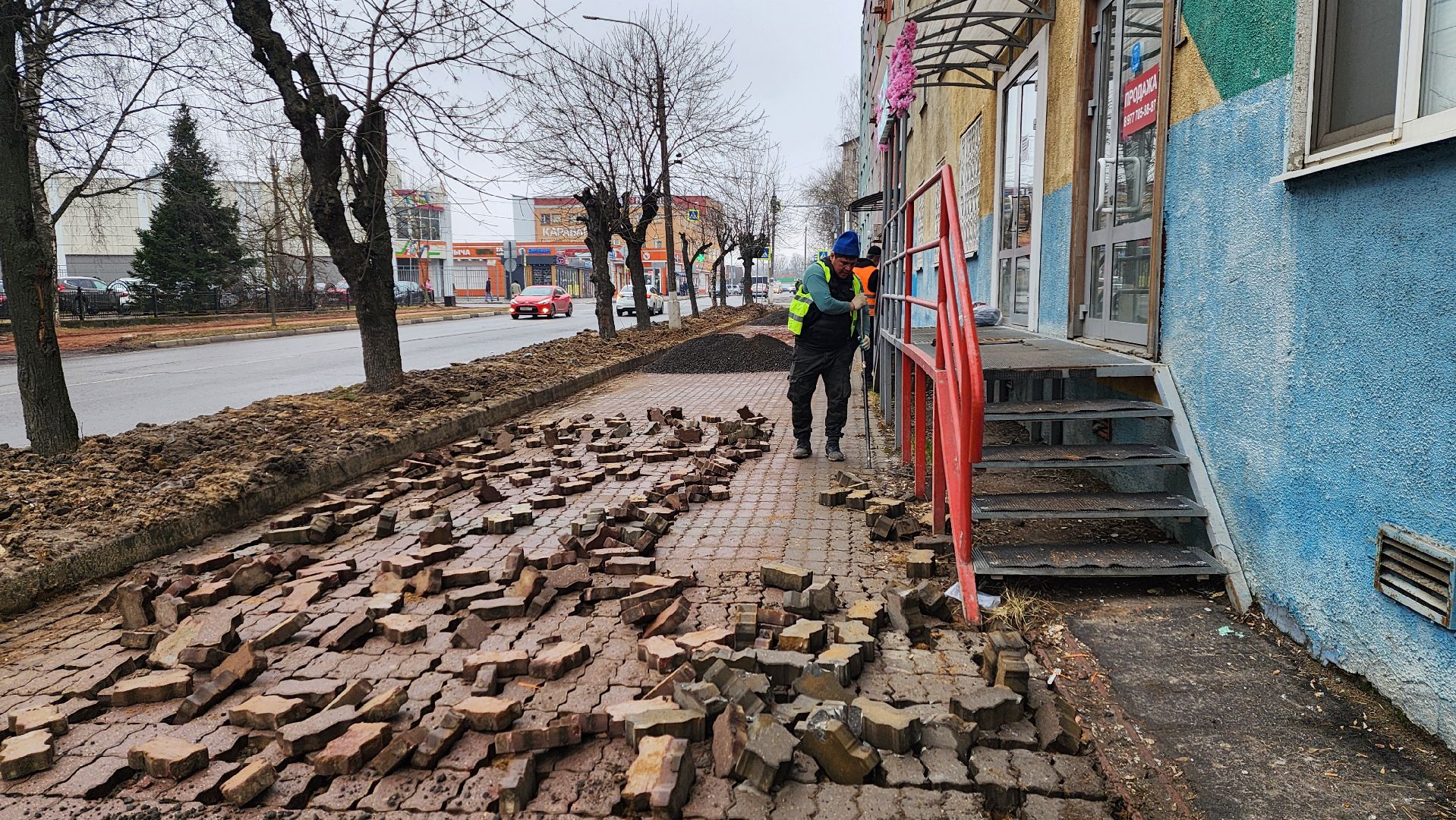 солнечногорск, благоустройство, улица баранова, тротуары, новый асфальт,