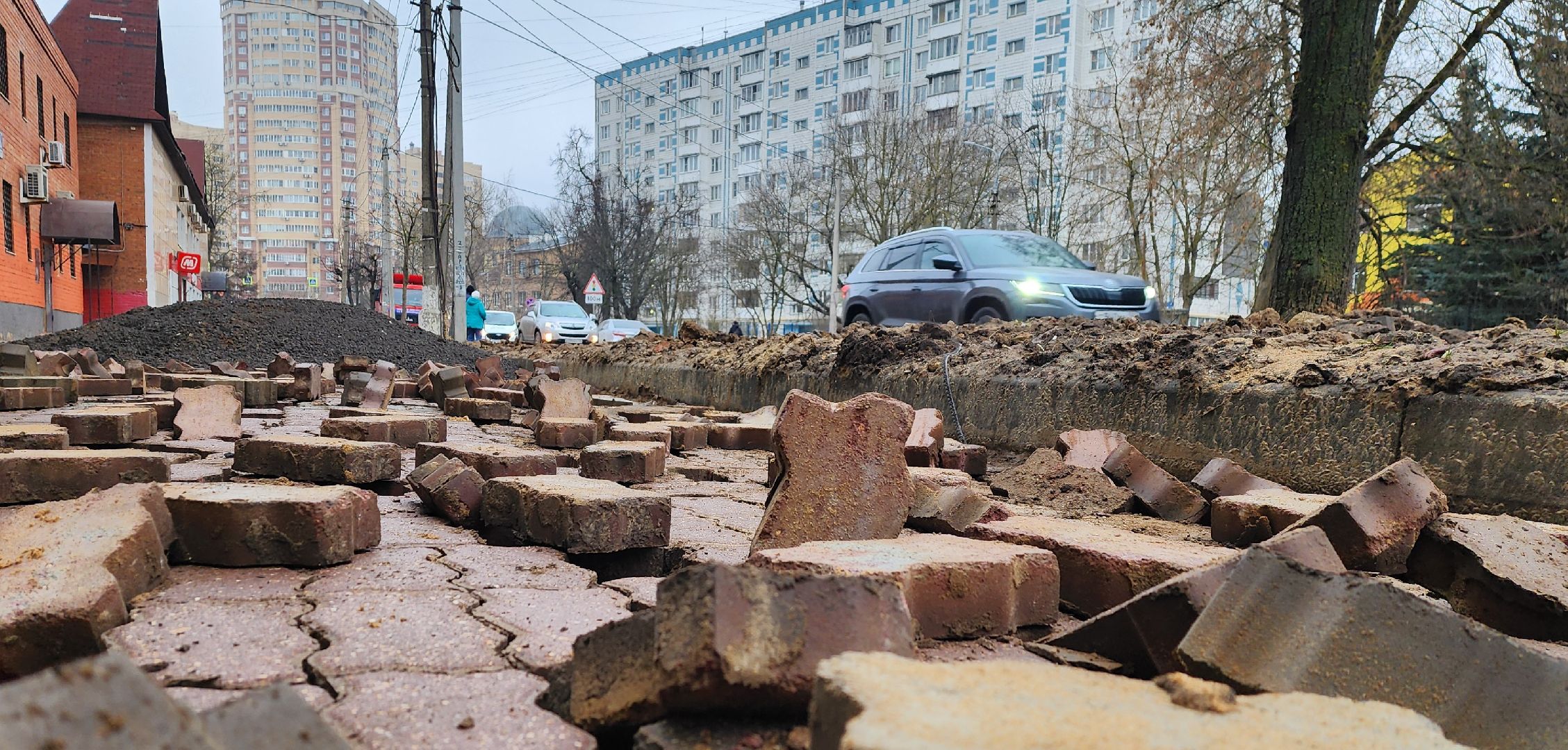 солнечногорск, благоустройство, улица баранова, тротуары, новый асфальт,