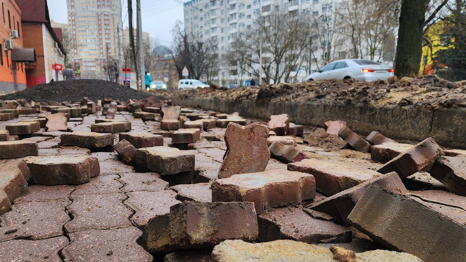солнечногорск, благоустройство, улица баранова, тротуары, новый асфальт,