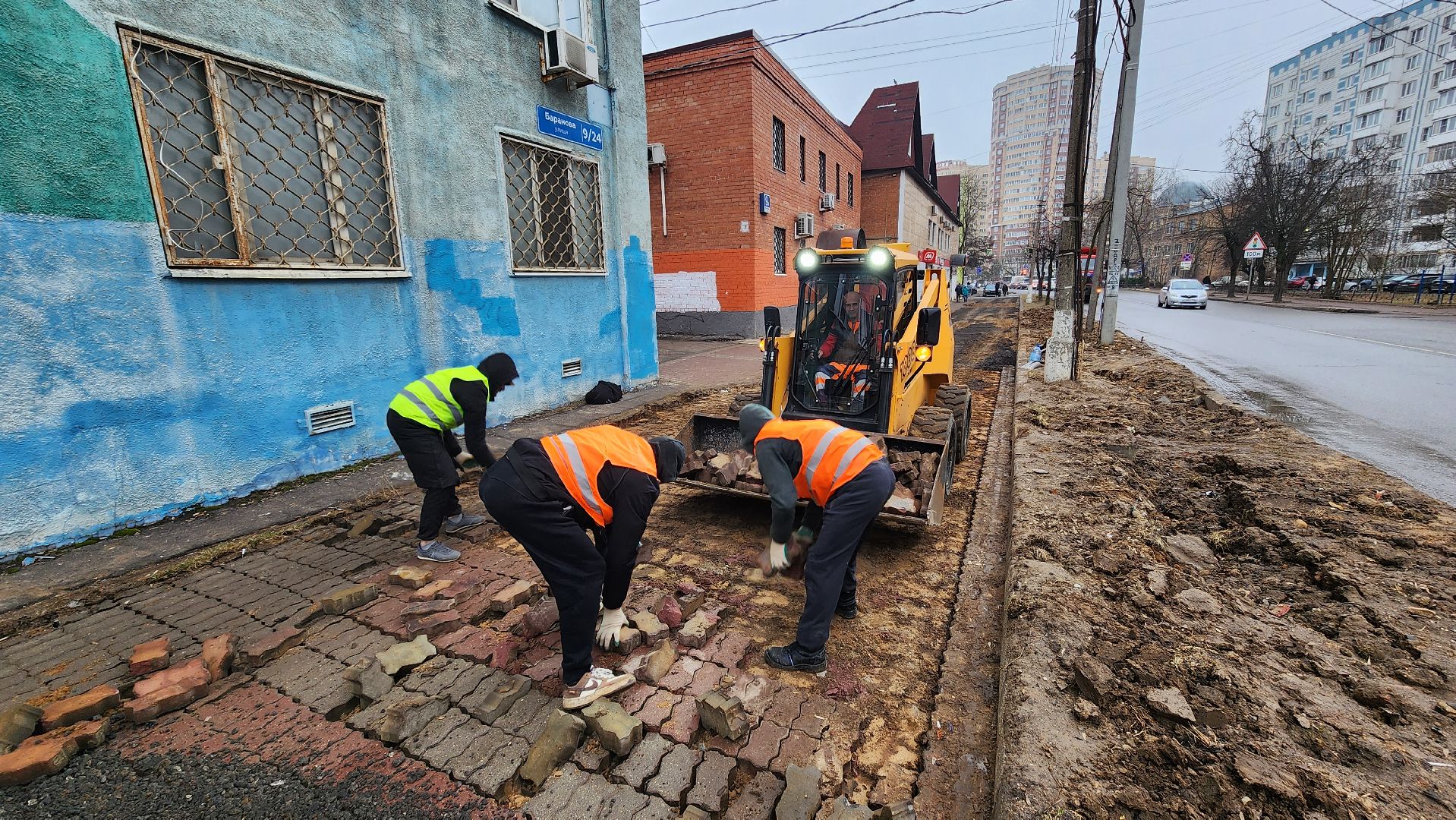 солнечногорск, благоустройство, улица баранова, тротуары, новый асфальт,
