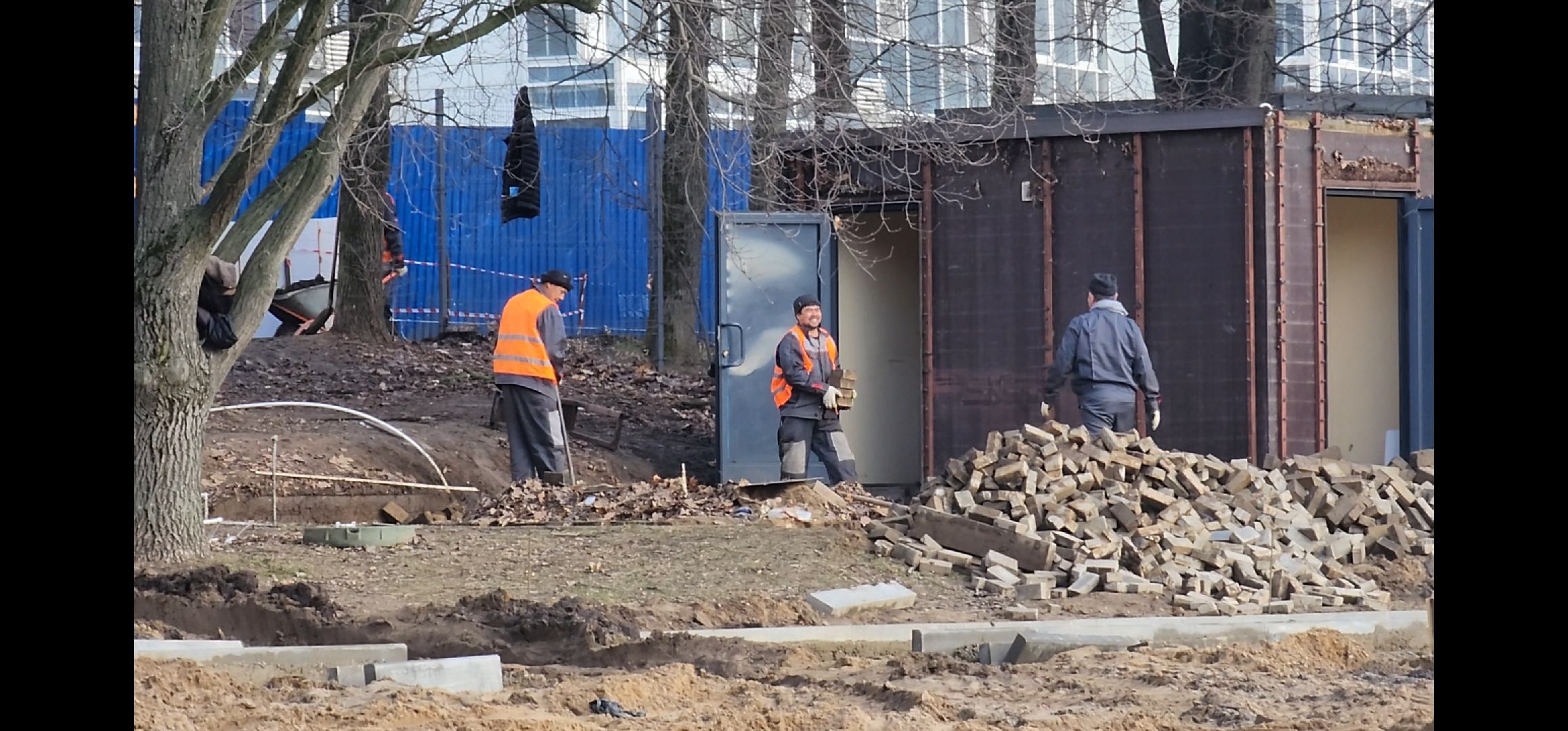 Парк, пляж, отдых, лето, ремонт,