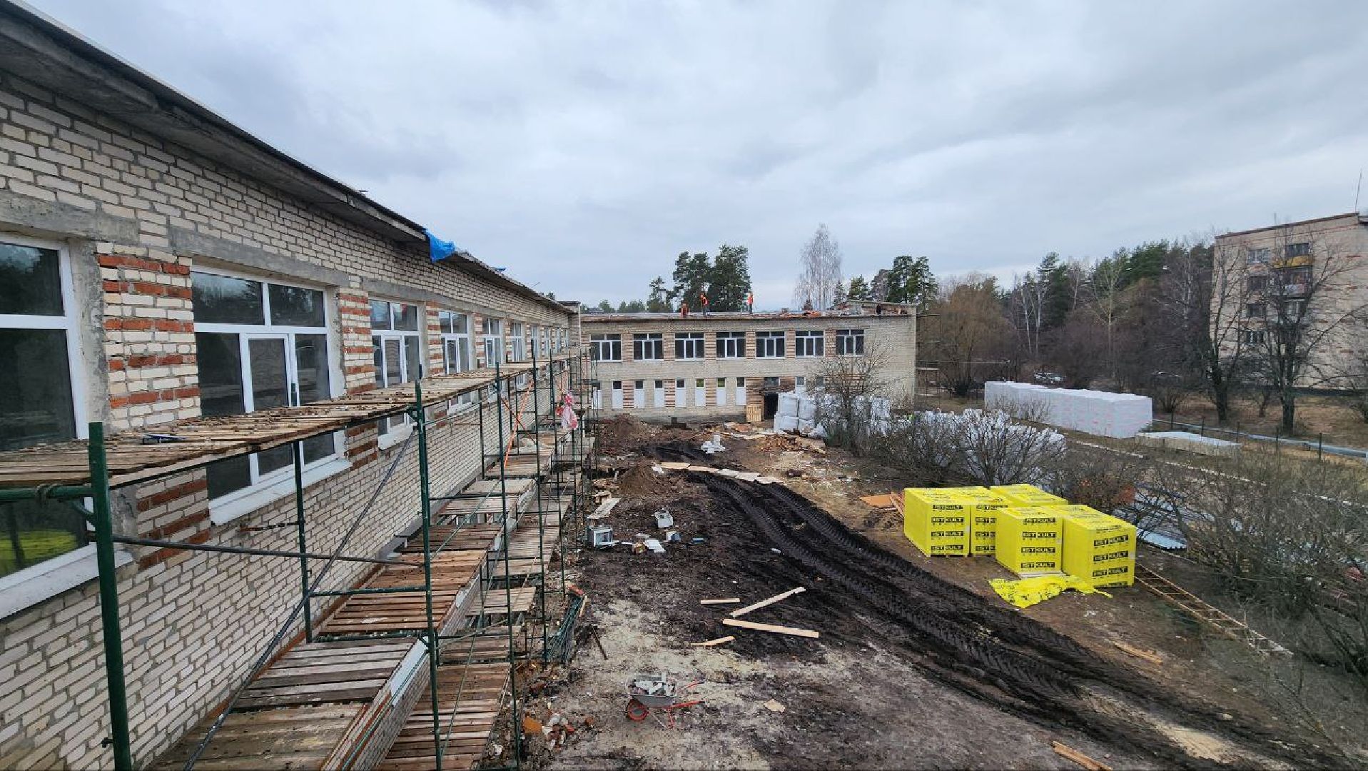 луховицы, капитальныей ремонт, капитальный ремонт школы, белоомут,