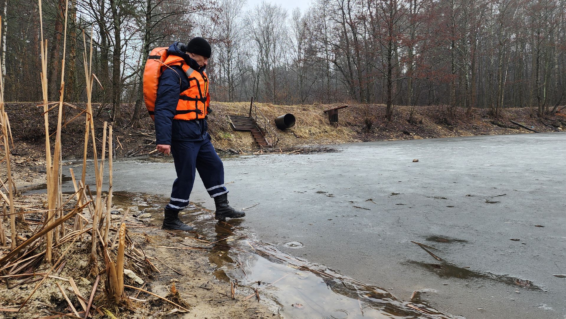 ступино, паводок, мониторинг уровня воды,